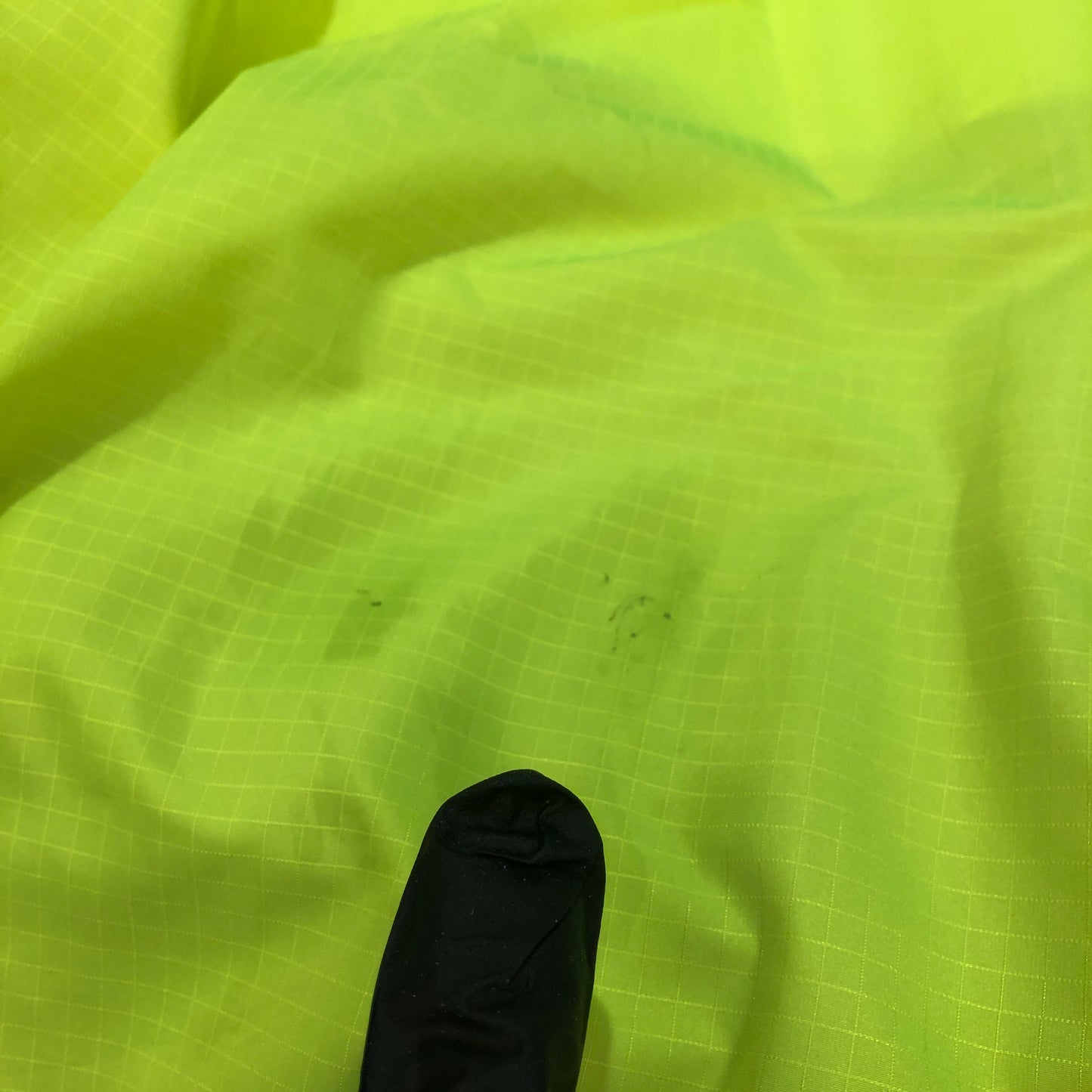 Balenciaga Color Block Logo Windbreaker Jacket Size 38  Yellow/Black