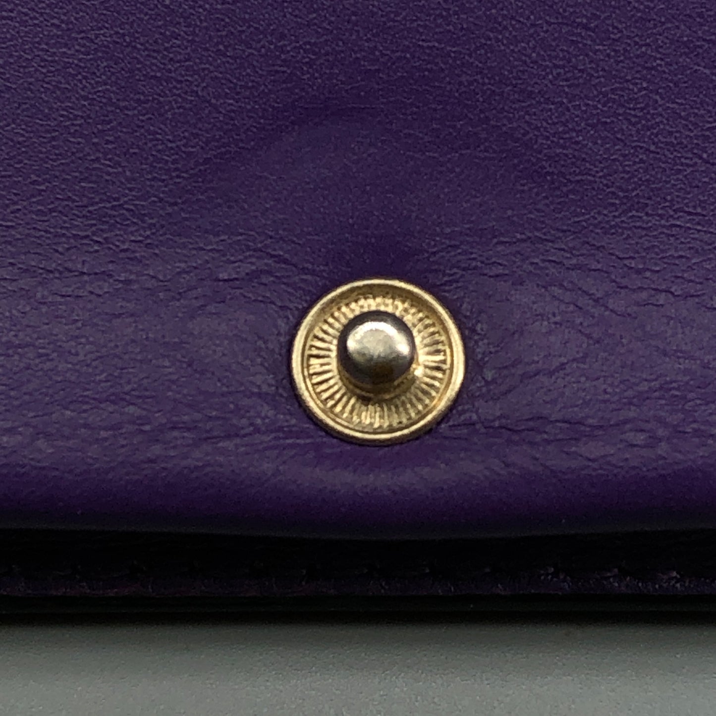 Bvlgari Serpenti Forever Green & Purple Leather  Wallet