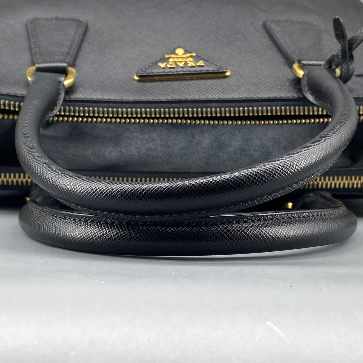 Prada Galleria Large Tote Bag Black Saffiano Leather