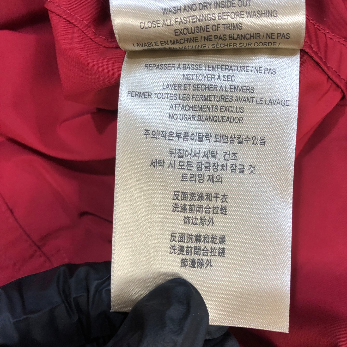 Burberry Brit Red Short Trench Coat Size US 6