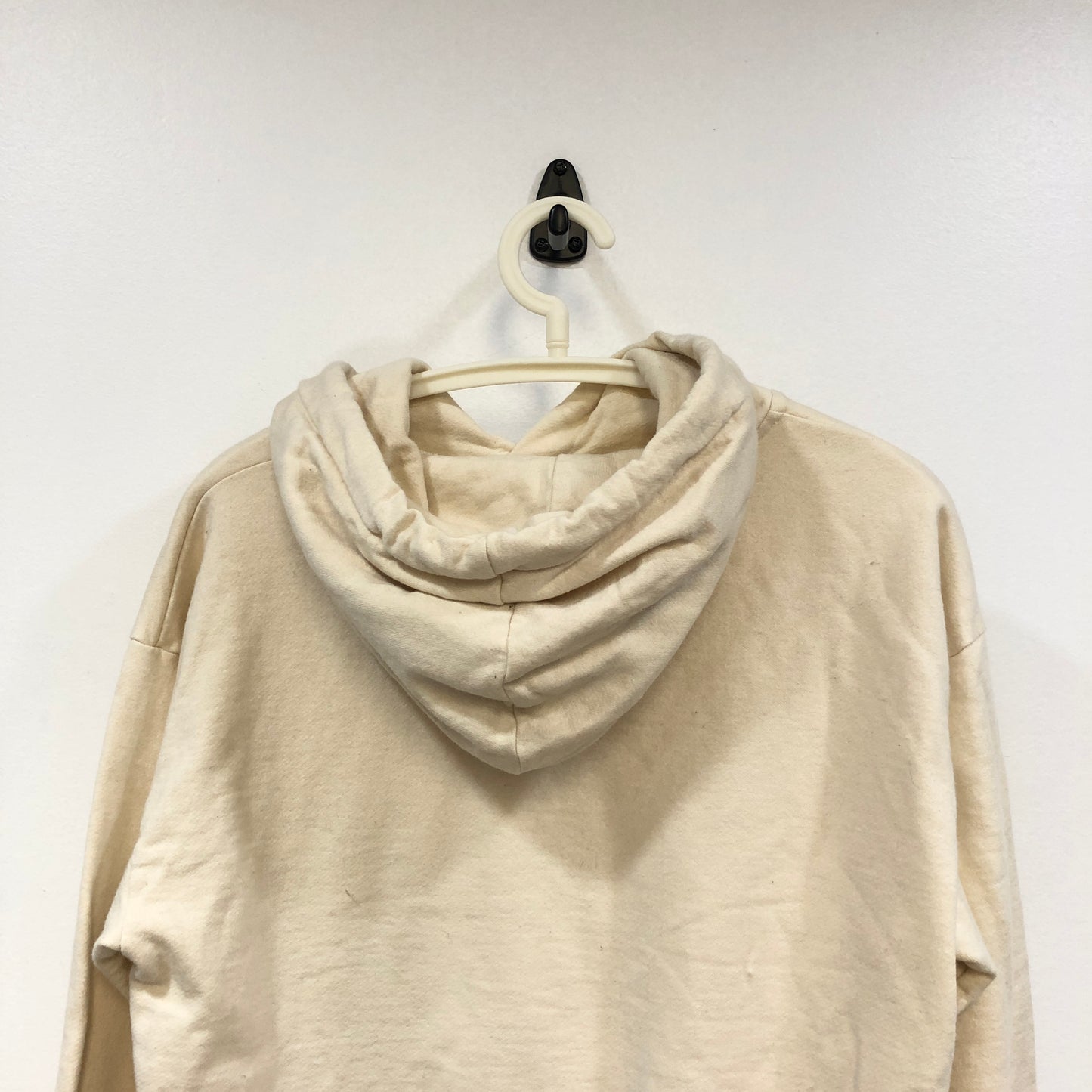 Celine Beige Triomphe Logo Hoodie Size M
