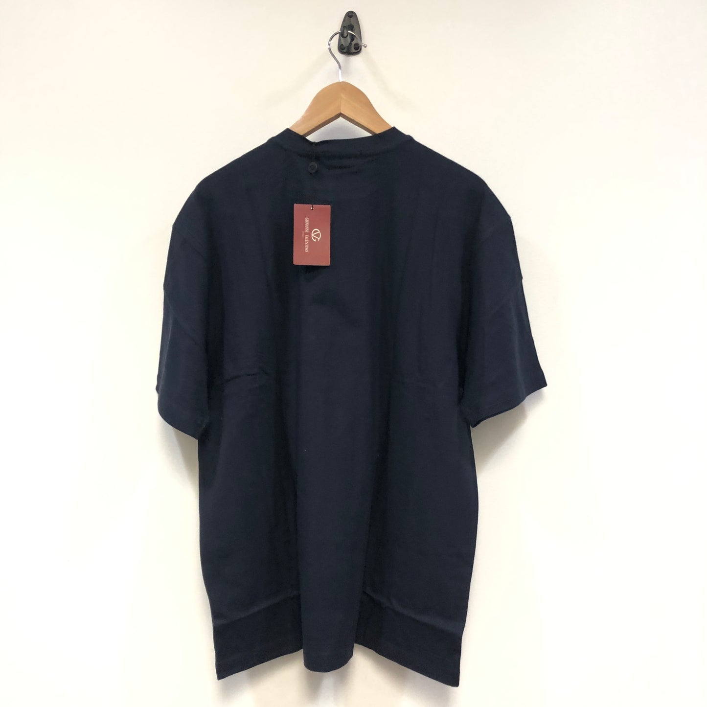 Giovanni Valentino Navy Blue Crew Neck Short Sleeve T-Shirt Size XXL