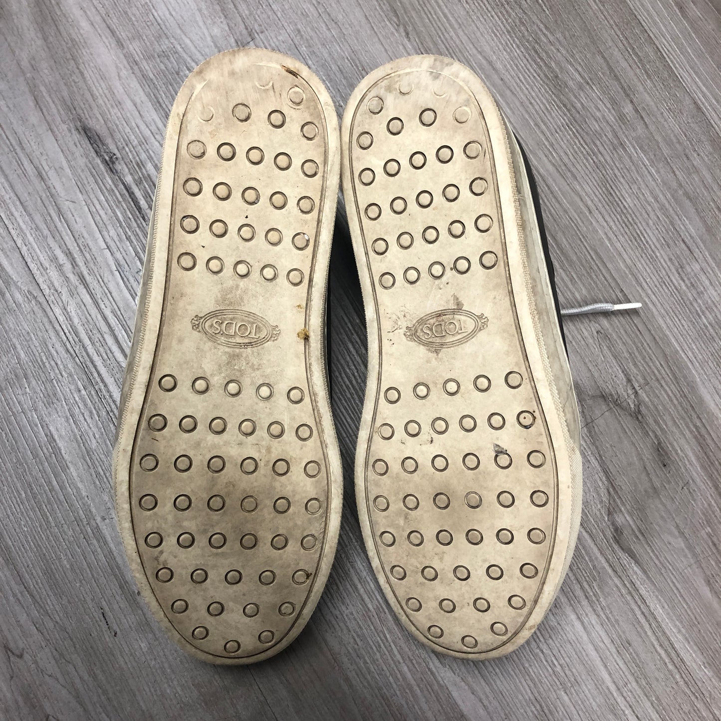 Tod's Women's grey Leather Sneakers Size 37.5