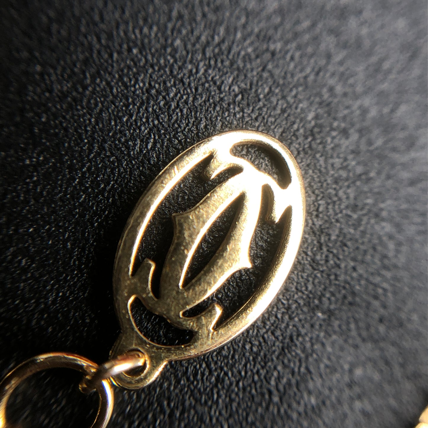 Cartier 750 Yellow Gold Single Diamond Chain Bracelet