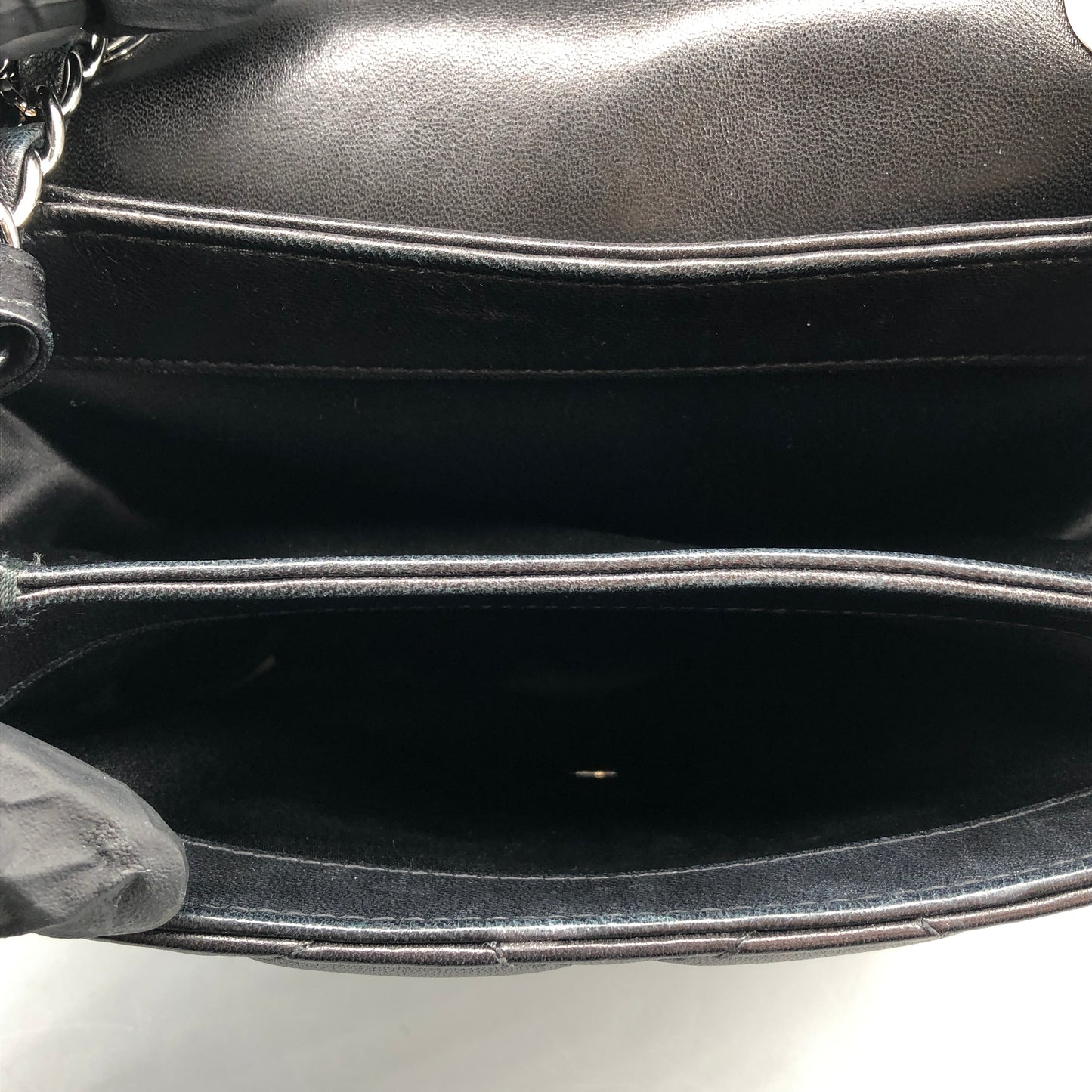 Chanel Lambskin Quilted Mini Chanel 3 Flap Black