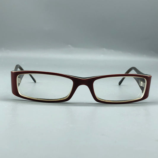 Miu Miu Dark Red Rectangular Eyeglasses Frame 130mm