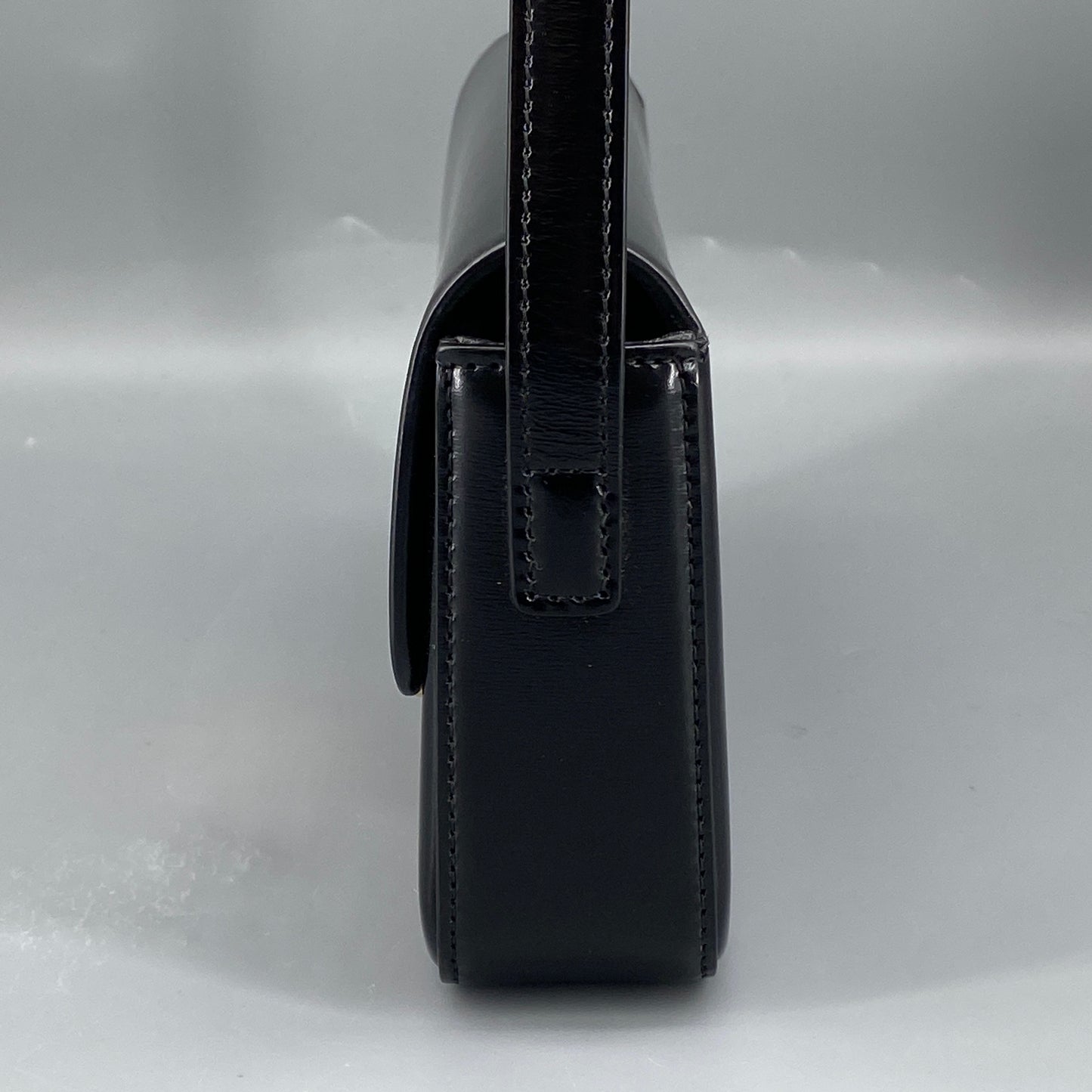 Celine Black Triomphe Shoulder Bag