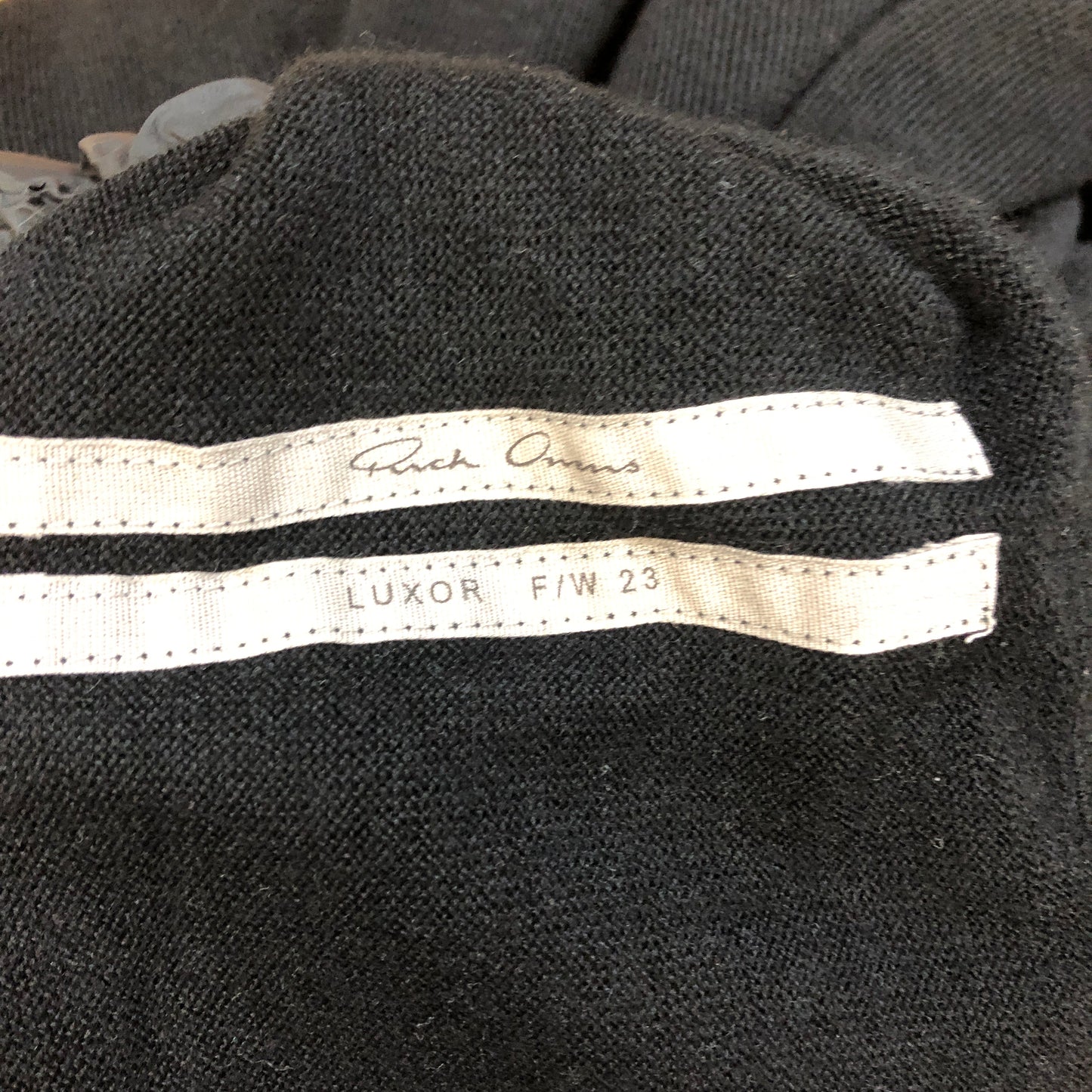 Rick Owens Cashmere Blend Jogger Pants Size M