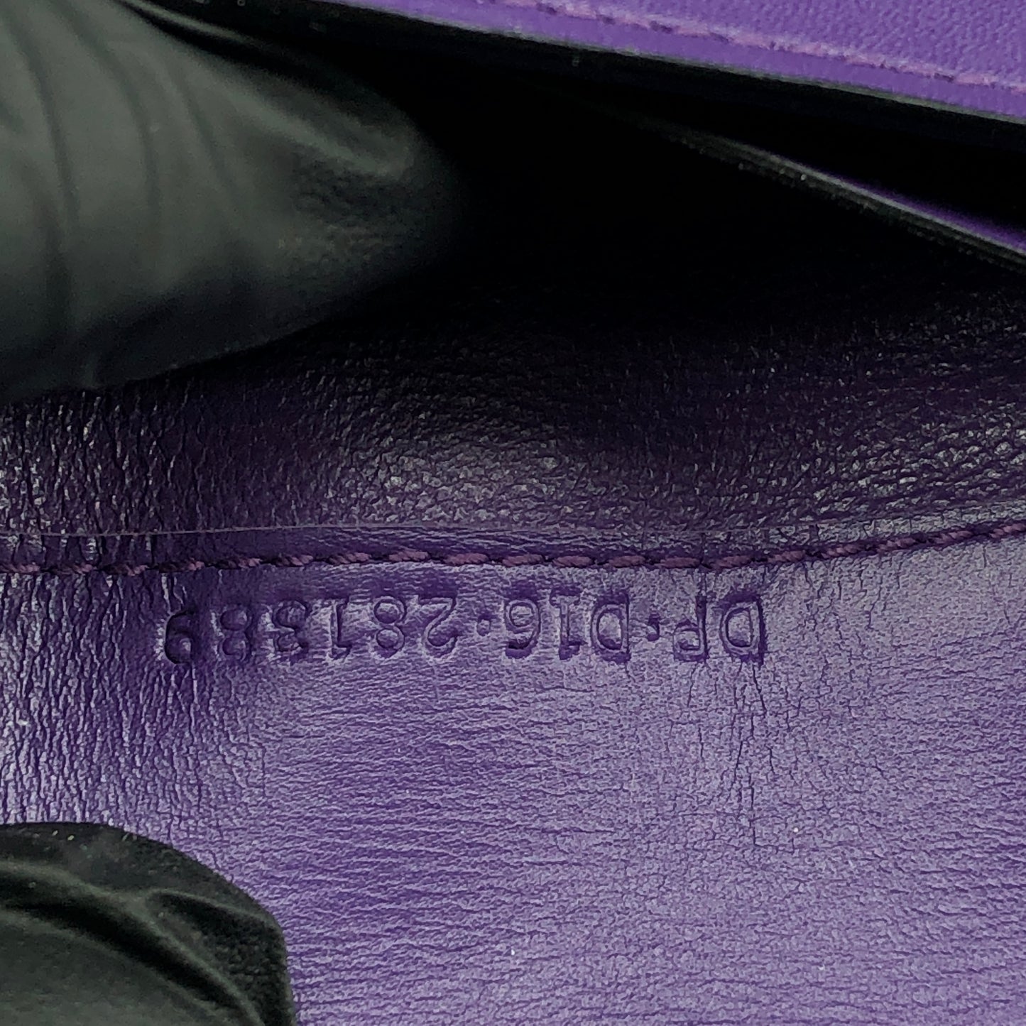 Bvlgari Serpenti Forever Green & Purple Leather  Wallet