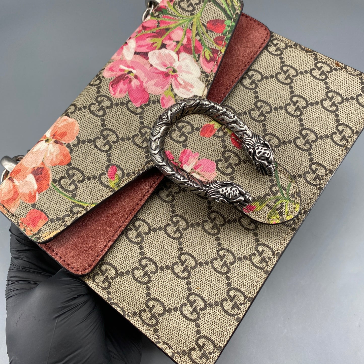 Gucci Dionysus GG Blooms Beige Floral Print Shoulder Bag