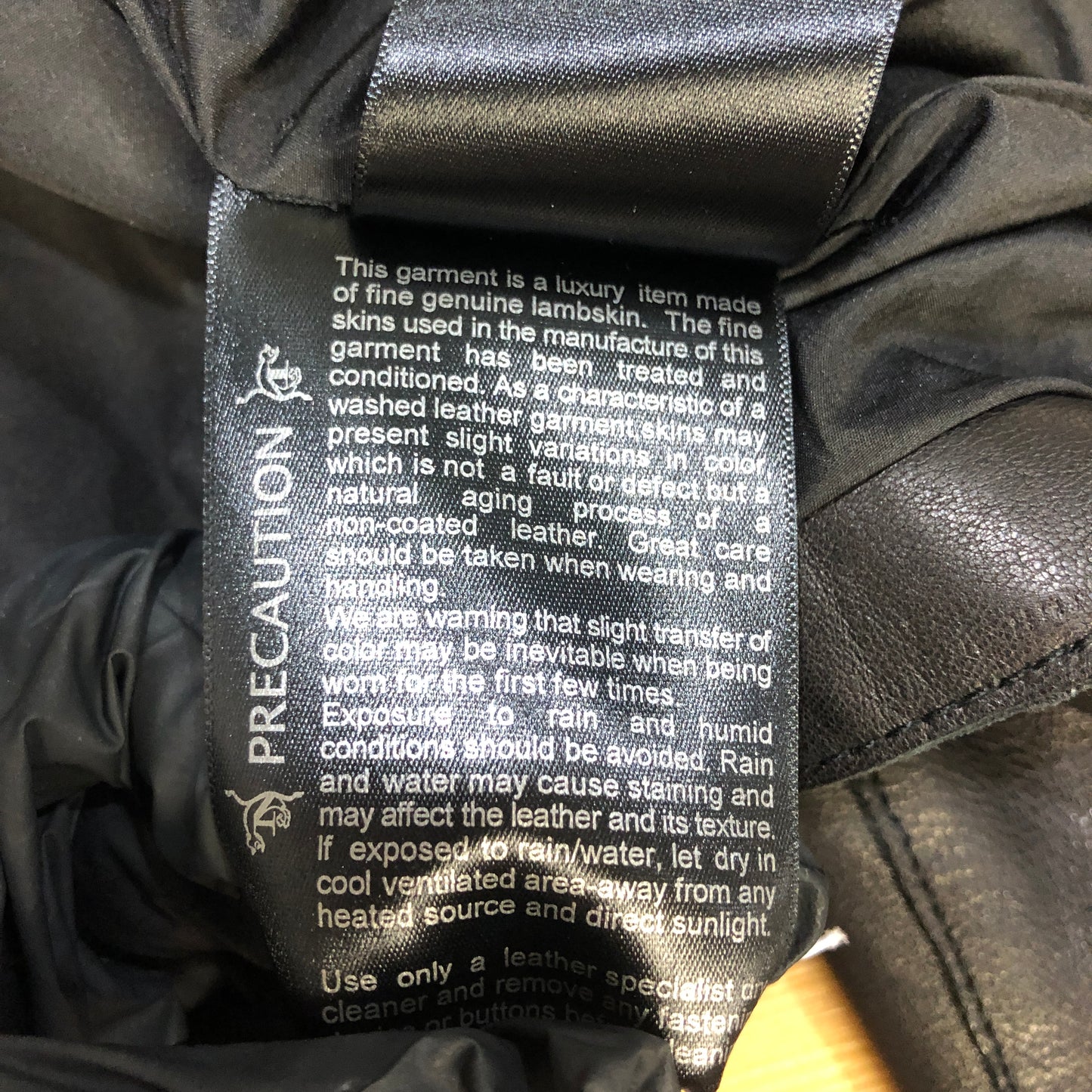 Mackage Black Leather Biker Jacket Size XS
