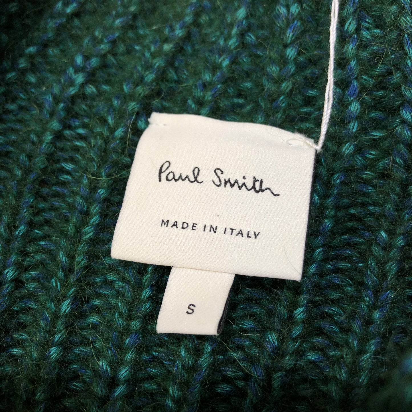 Paul Smith Dark Green Crew Neck Knit Sweater Size S