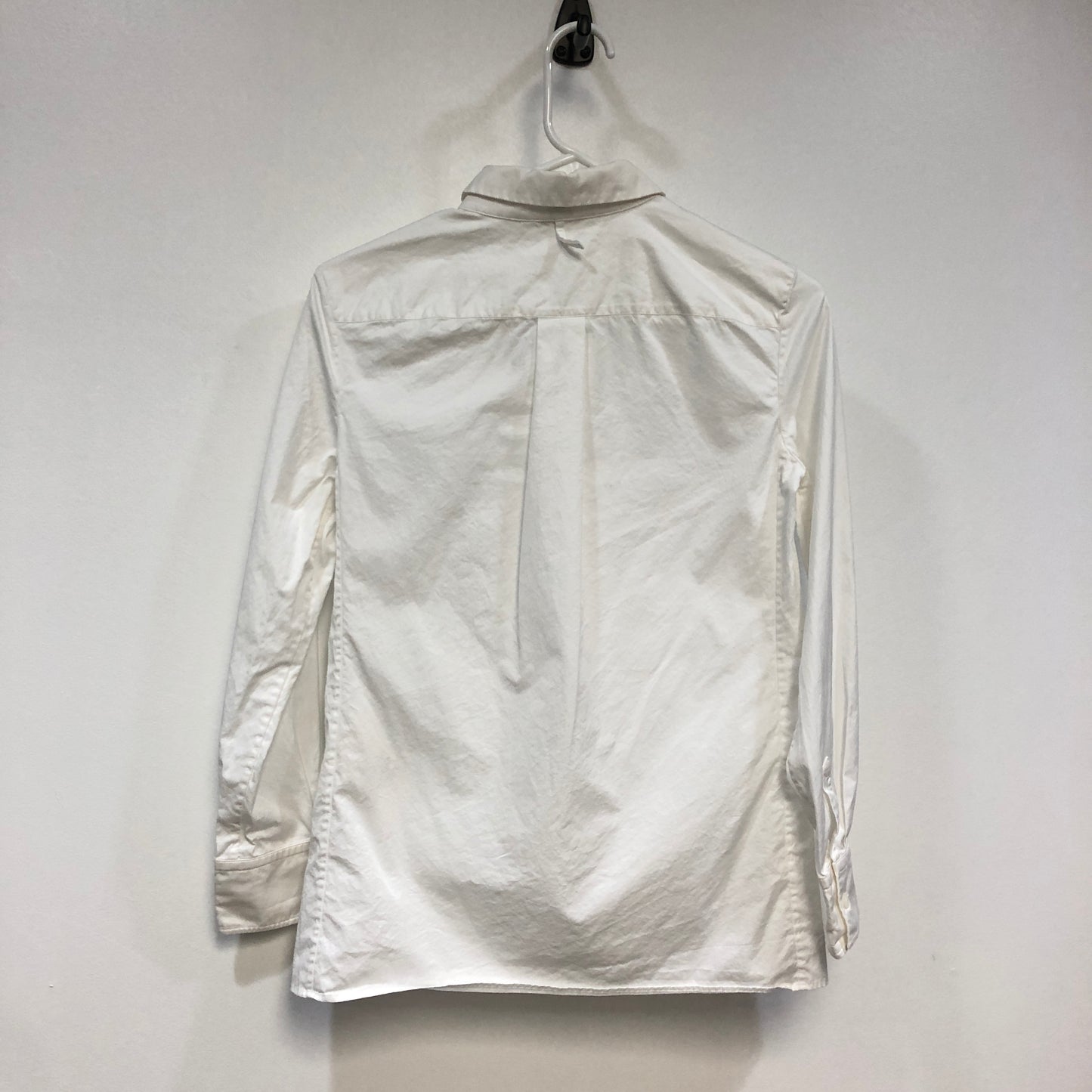 Hermes White Cotton Button-Down Shirt Size 34