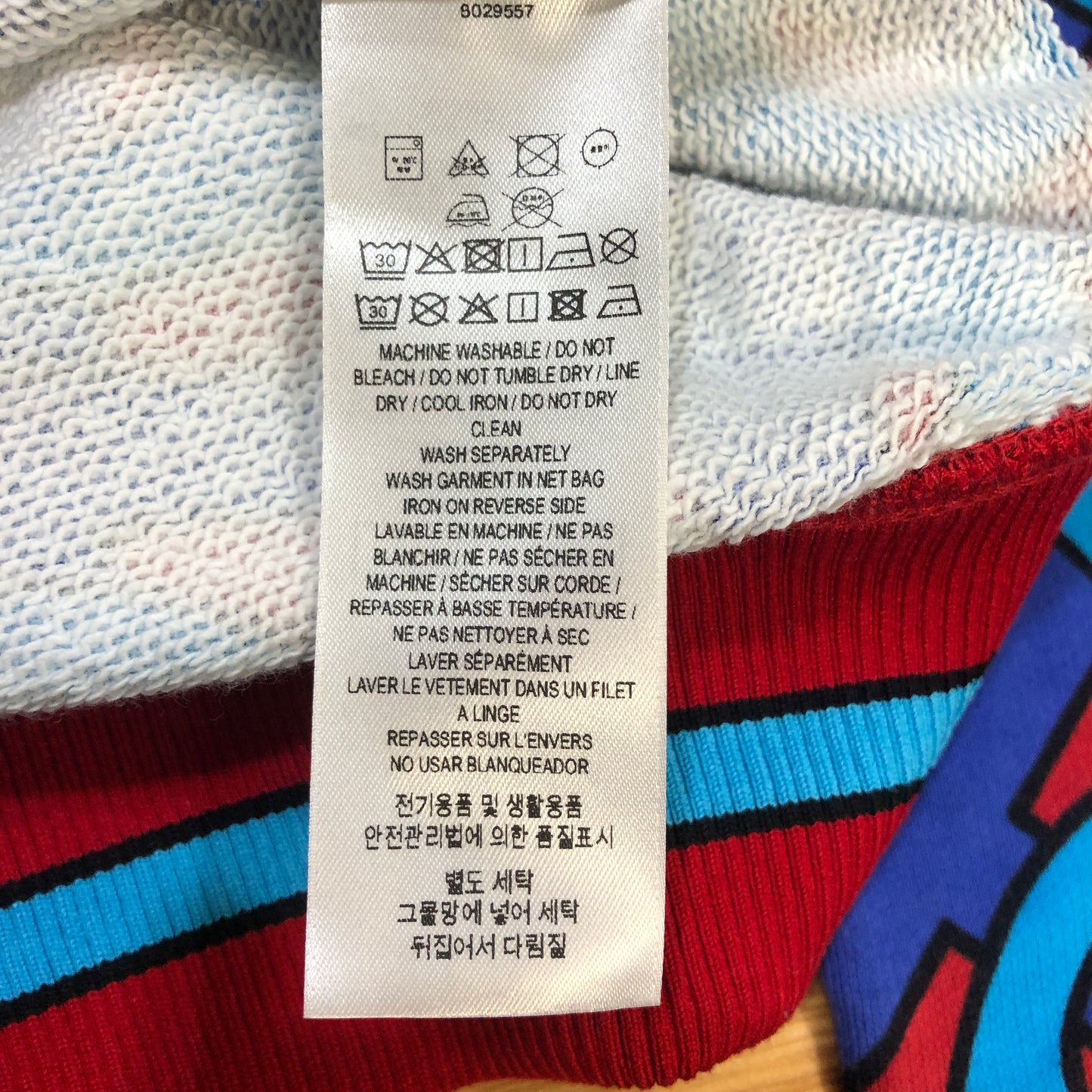 Burberry Monogram Print Hoodie Size S Multicolor