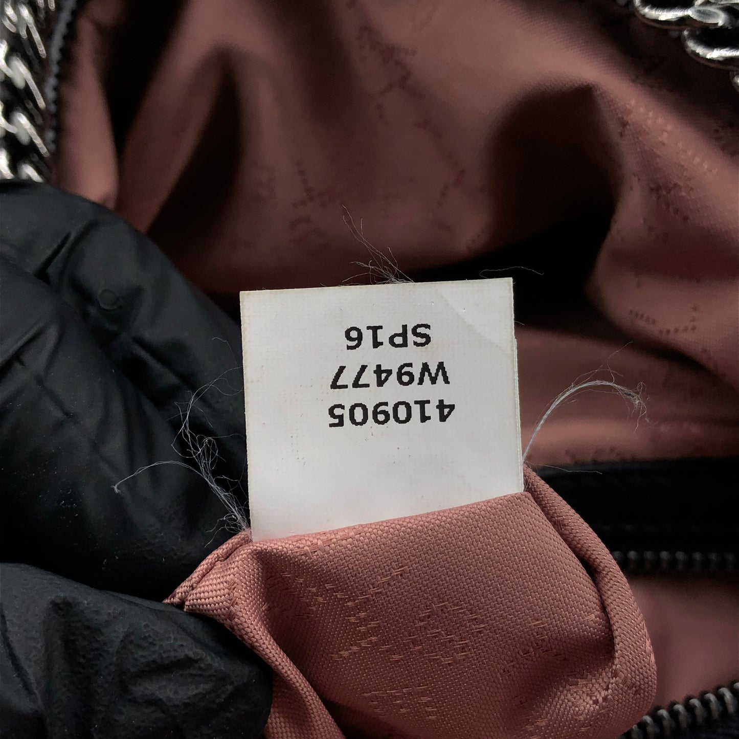 Stella McCartney Quilted Eco Nylon Mini Backpack Navy