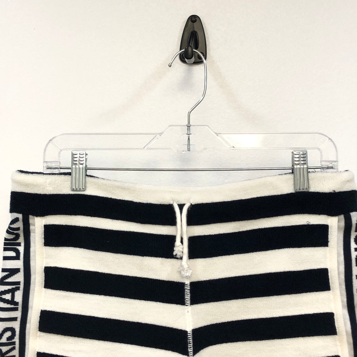 Dior Black & white Striped Shorts US size 6