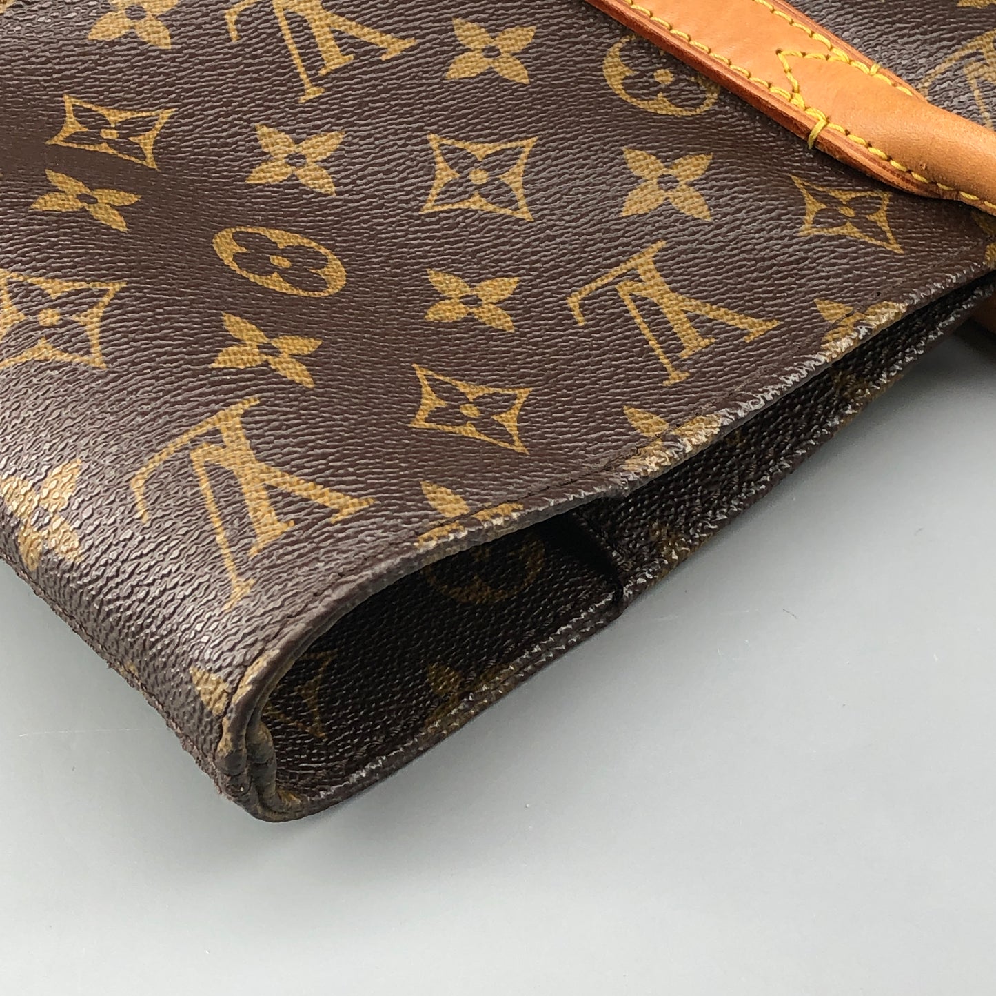 Louis Vuitton Monogram Canvas Tote Bag Brown
