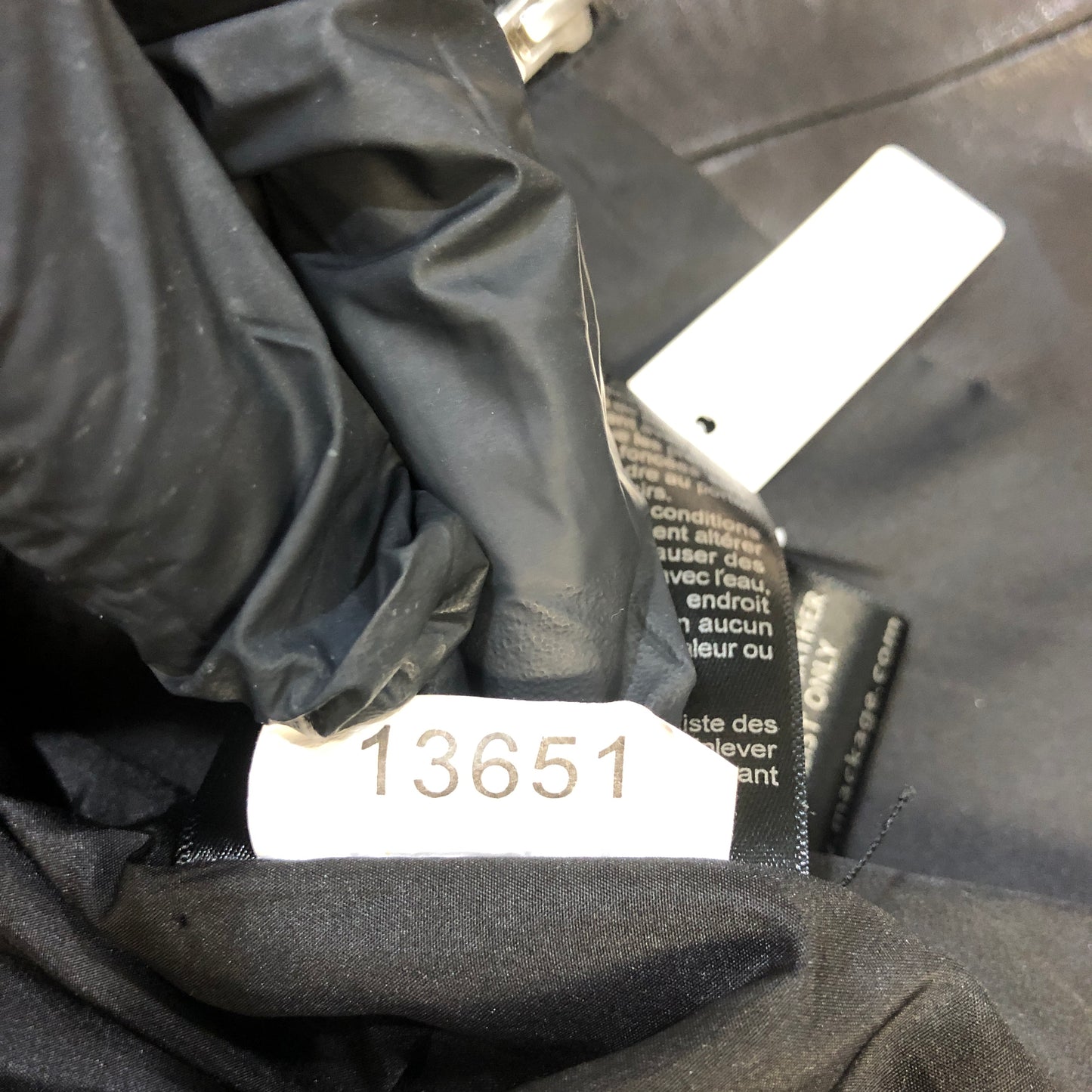 Mackage Black Leather Biker Jacket Size XS