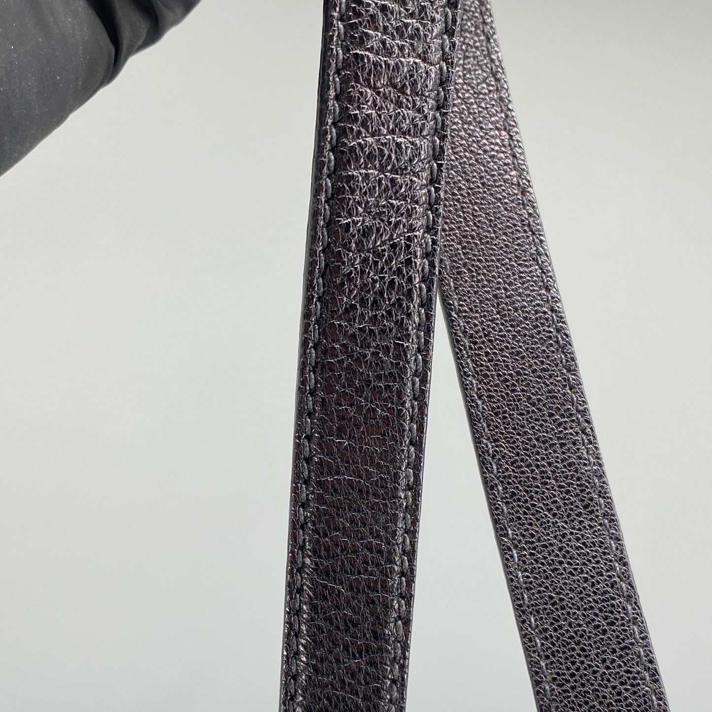Miu Miu Black Leather Metal Lock Flap Crossbody Bag