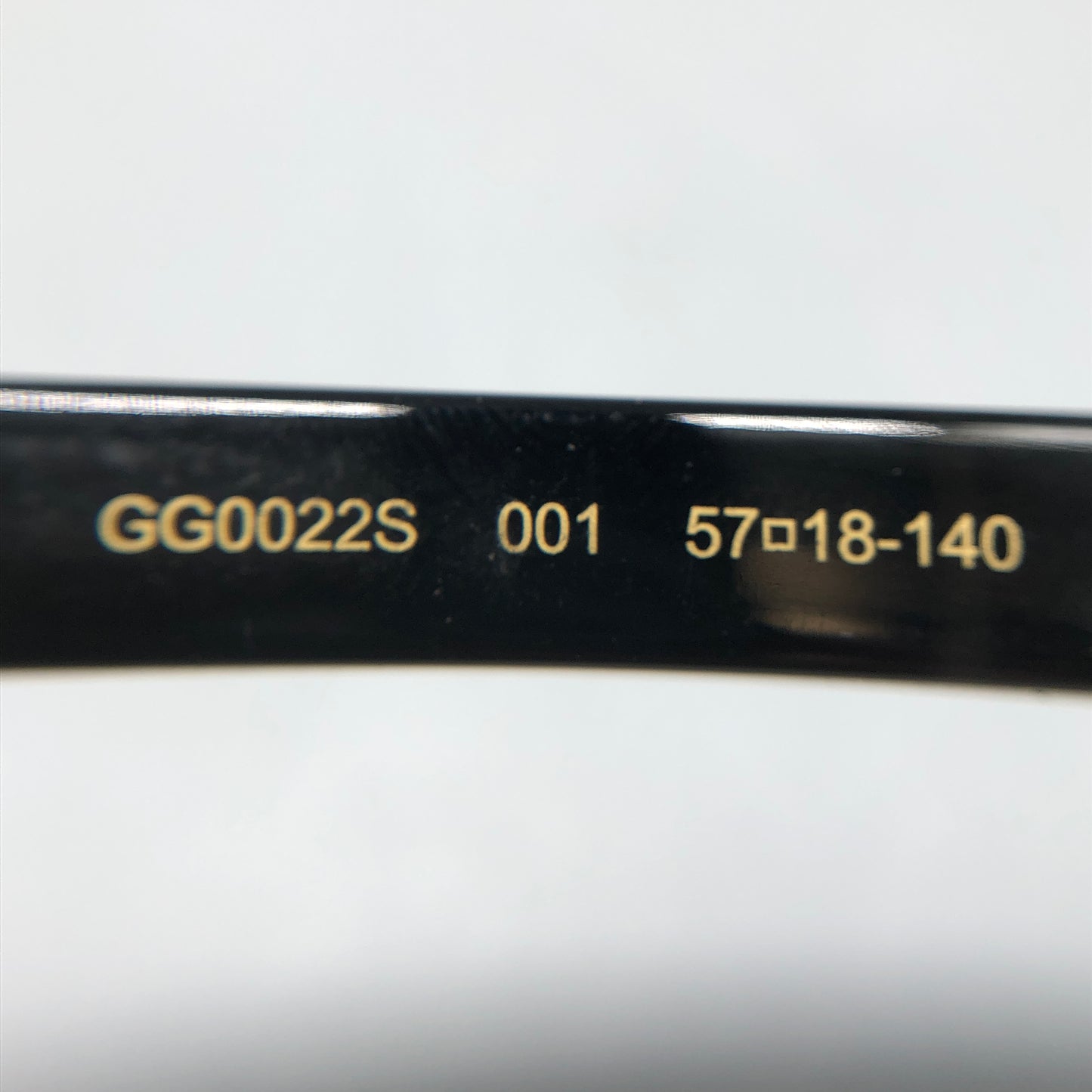 Gucci Square Black Sunglasses 140mm