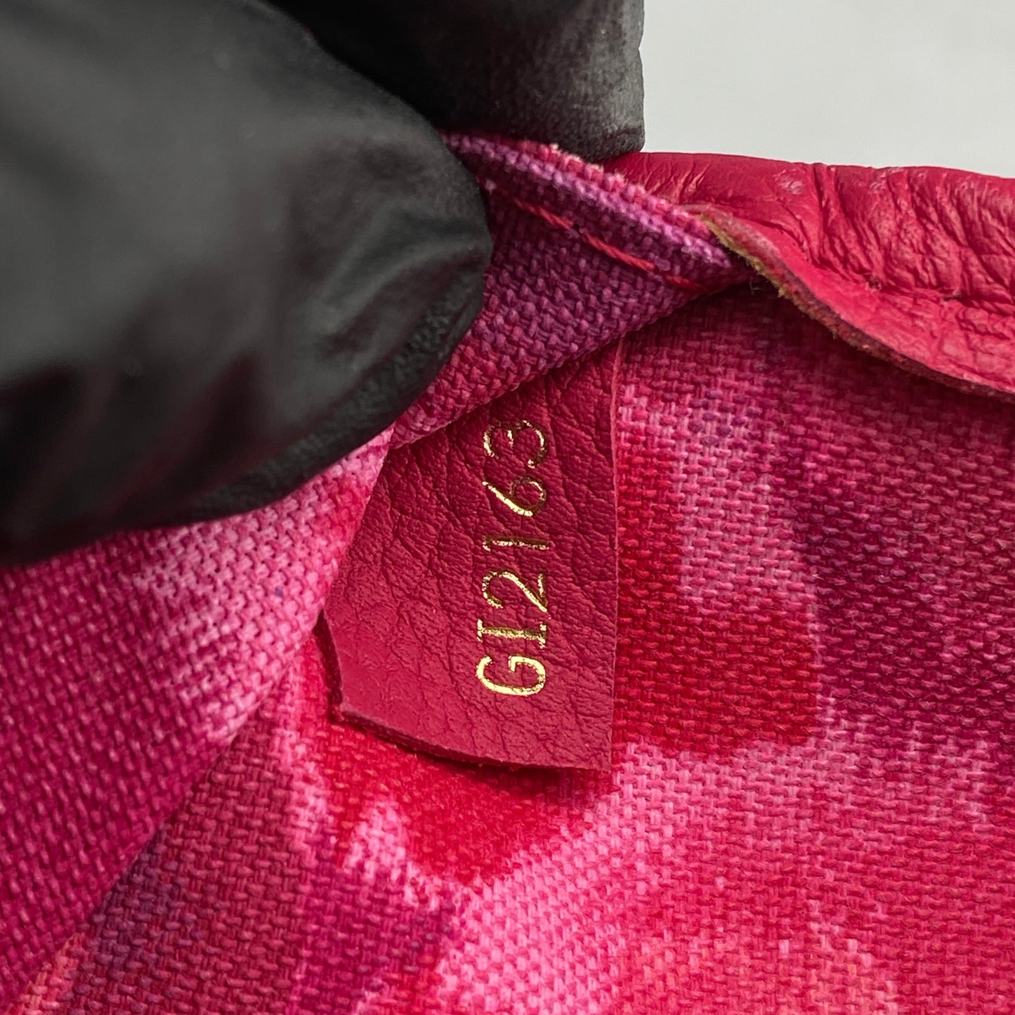 Louis Vuitton MM Limited Edition Fuchsia Monogram Ikat Neverfull Tote Bag
