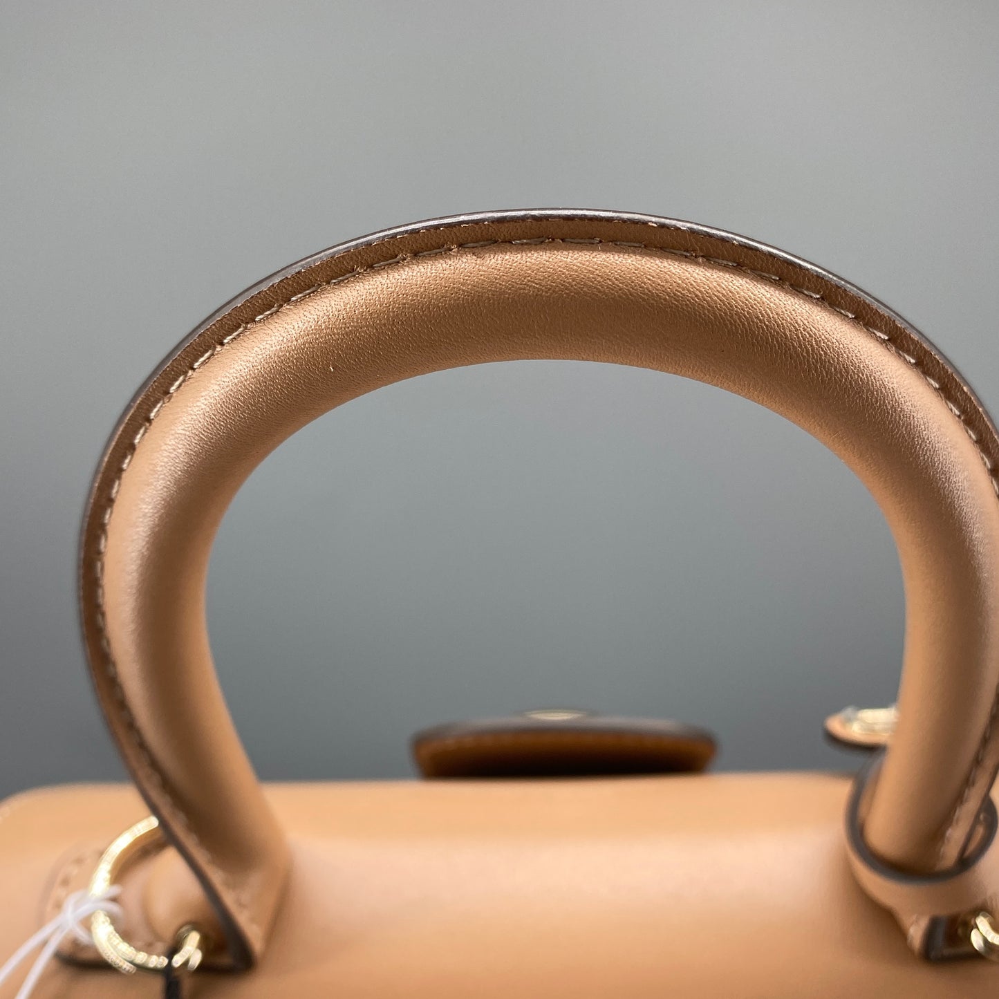 Delvaux Brilliant Nude Smooth Leather Top Handle Bag