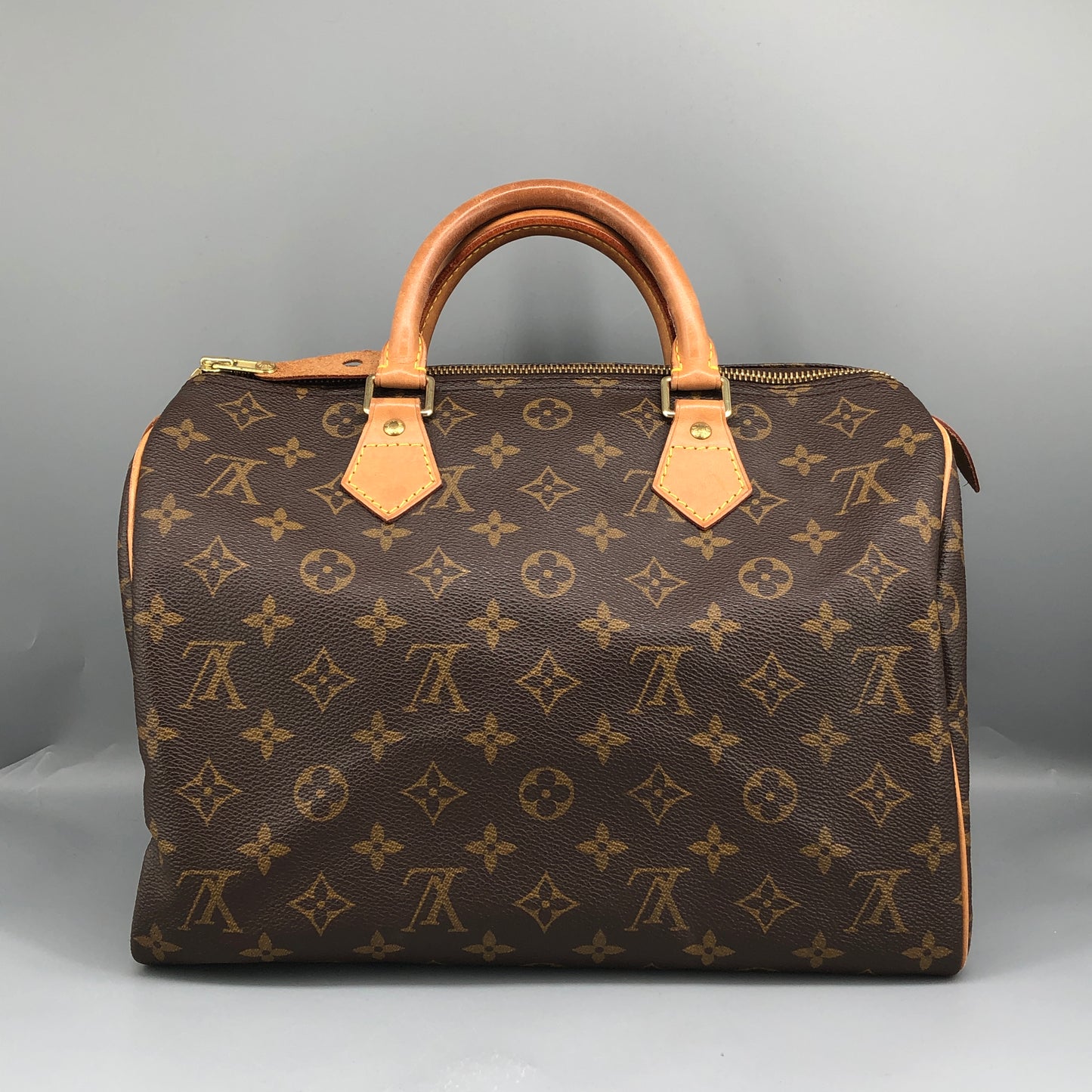 Louis Vuitton Speedy 30 Handbag Brown Monogram