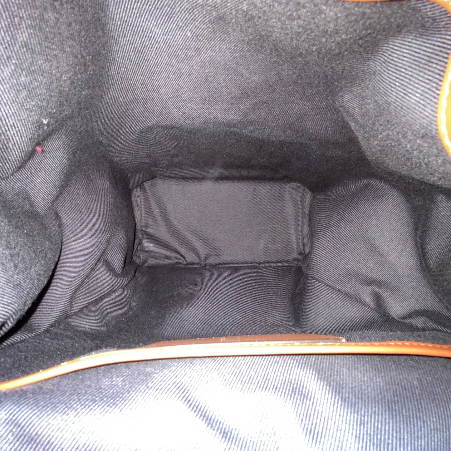 Burberry Brown Check Drawstring Backpack Bag