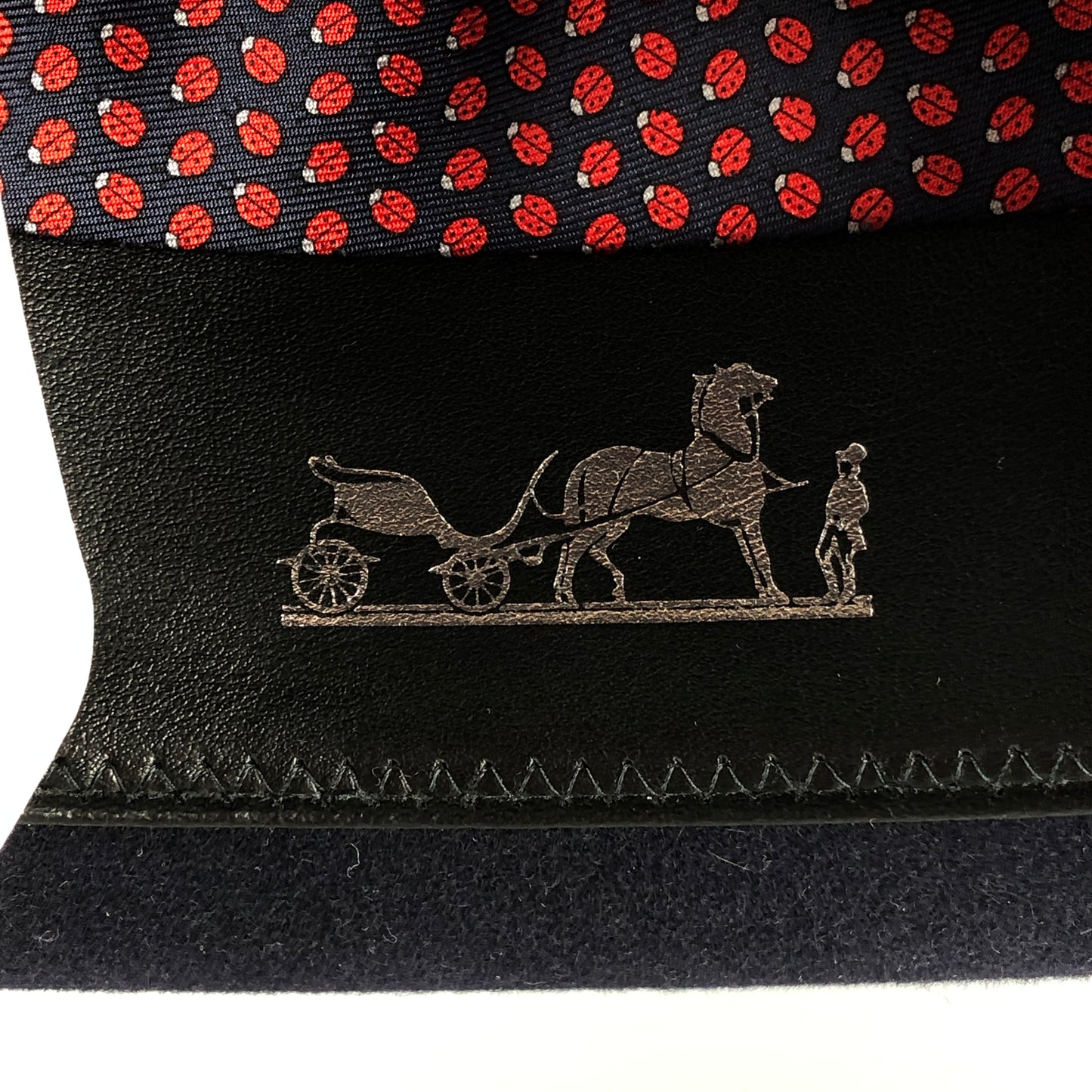 Hermes Navy Felt Fedora Hat Size 59cm