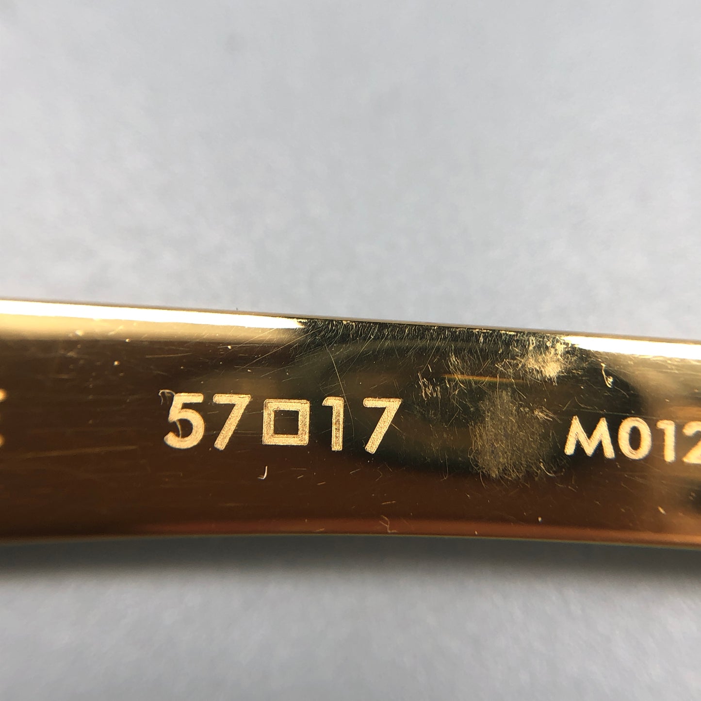 Louis Vuitton Round Frame Sunglasses Gold