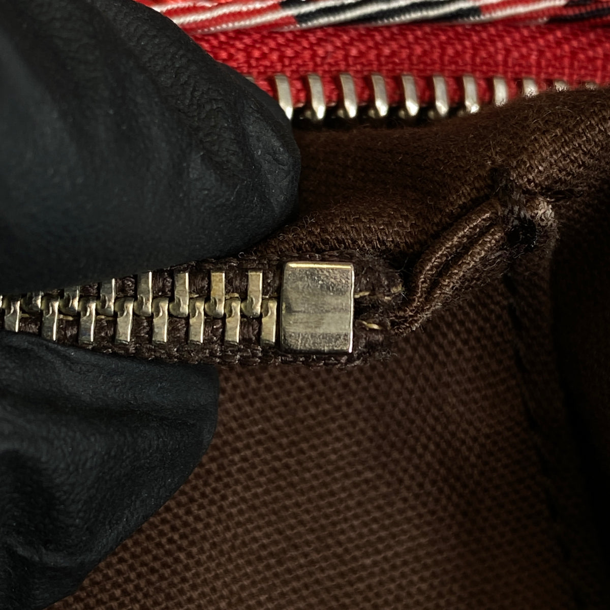 Burberry Pink Wine Check Tote Bag