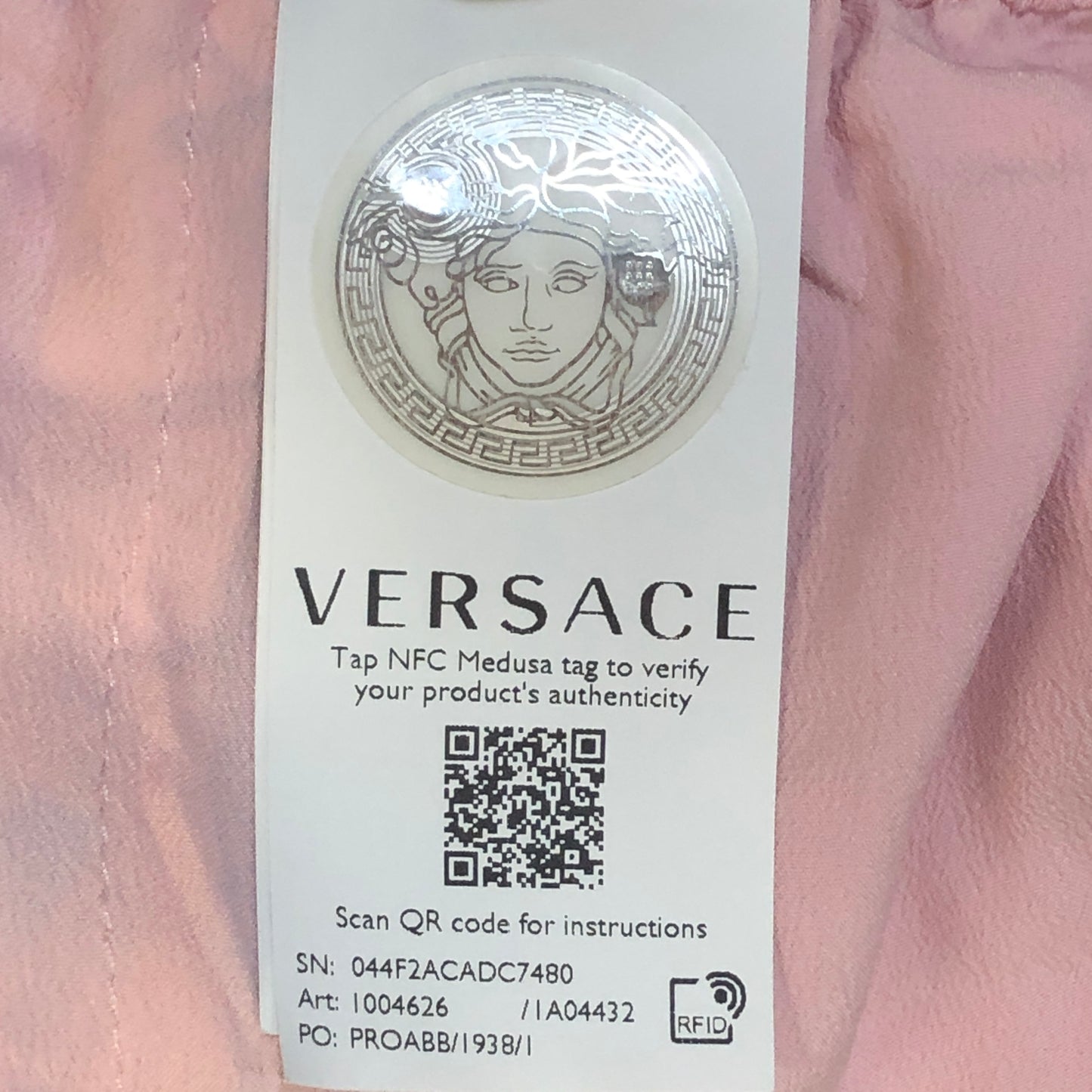 Versace Multicolor Barocco Print Silk Shorts Size 46