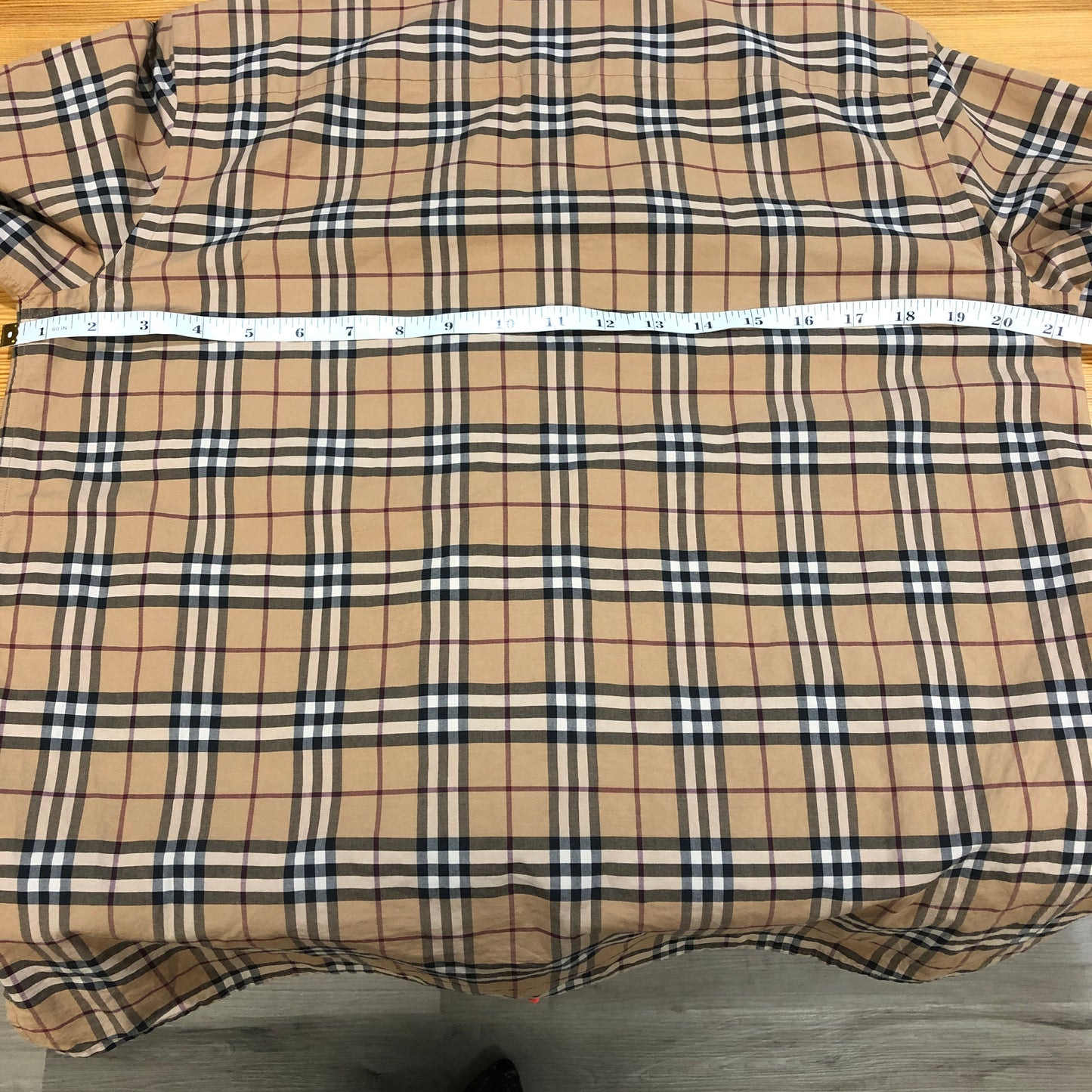 Burberry Nova Check Button-Up Shirt Size US 8