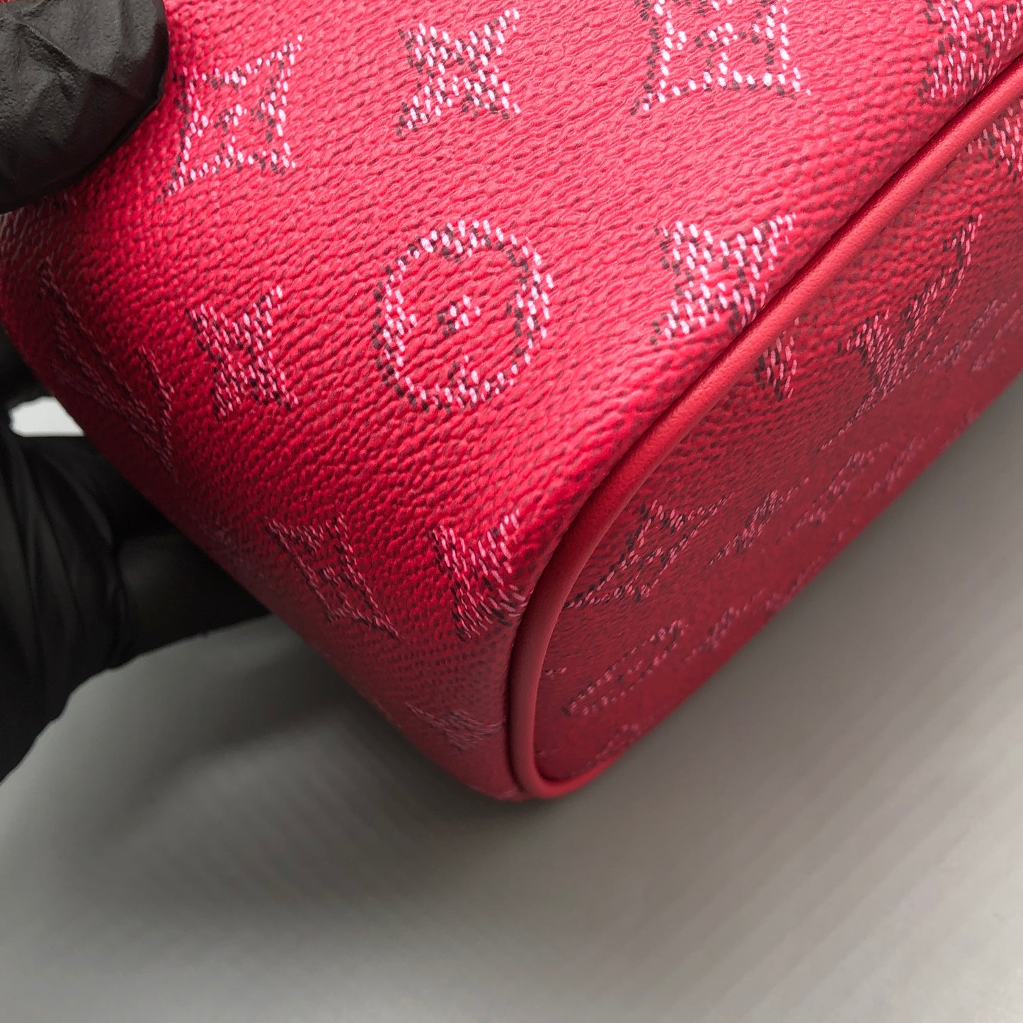 Louis Vuitton Nice Mini Monogram Empreinte Pink Vanity Case Bag