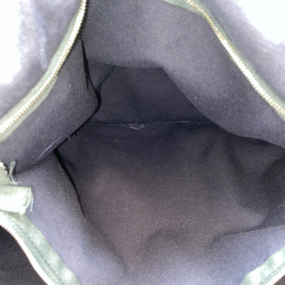 Hermes Fourre Besace Tote Bag Navy Canvas