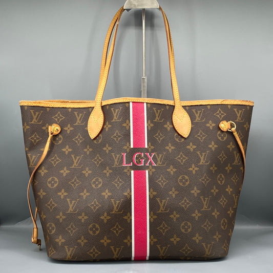 Louis Vuitton Monogram MM Neverfull Tote Bag Brown