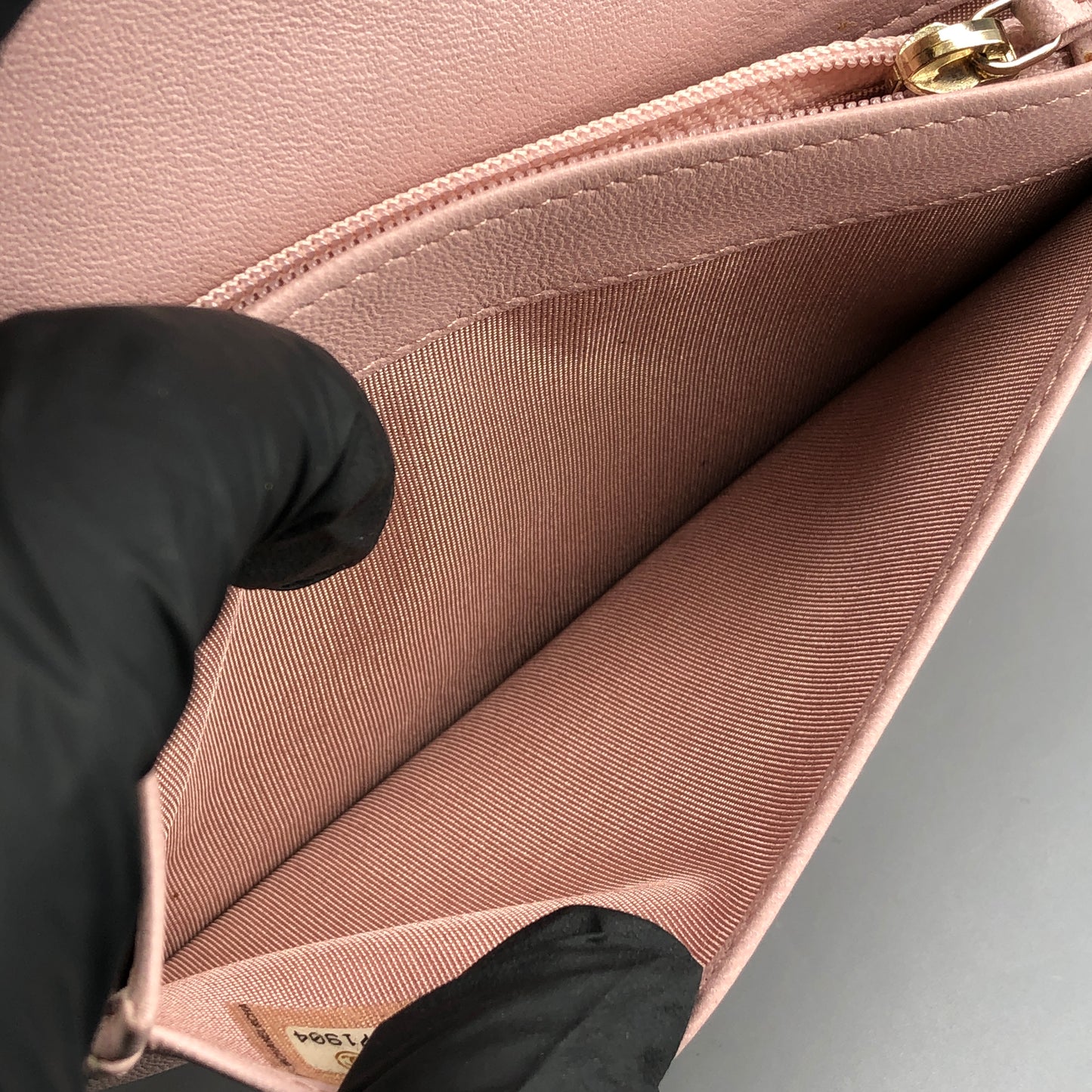 Chanel Blush Pink Large Diamond Quilted Flap Wallet