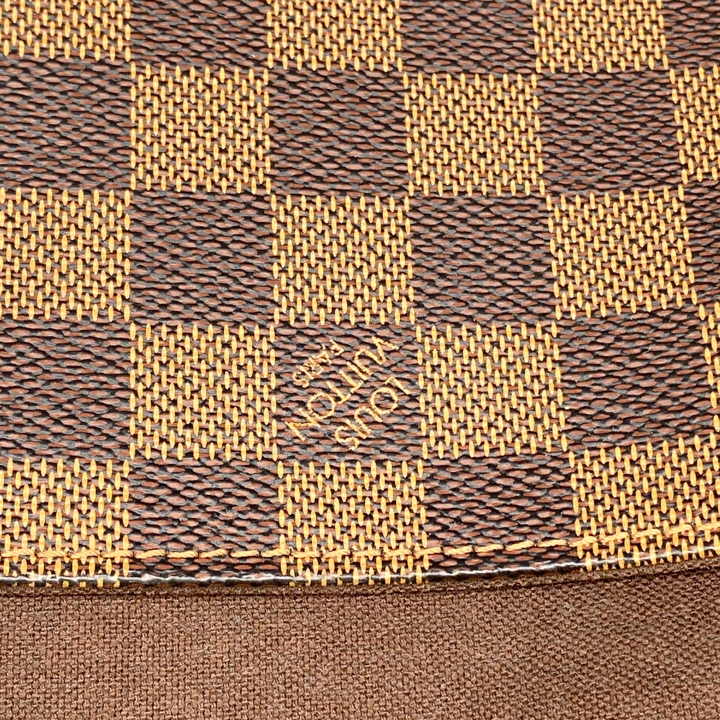 Louis Vuitton Brown Damier Ebene Canvas Messenger Shoulder Bag