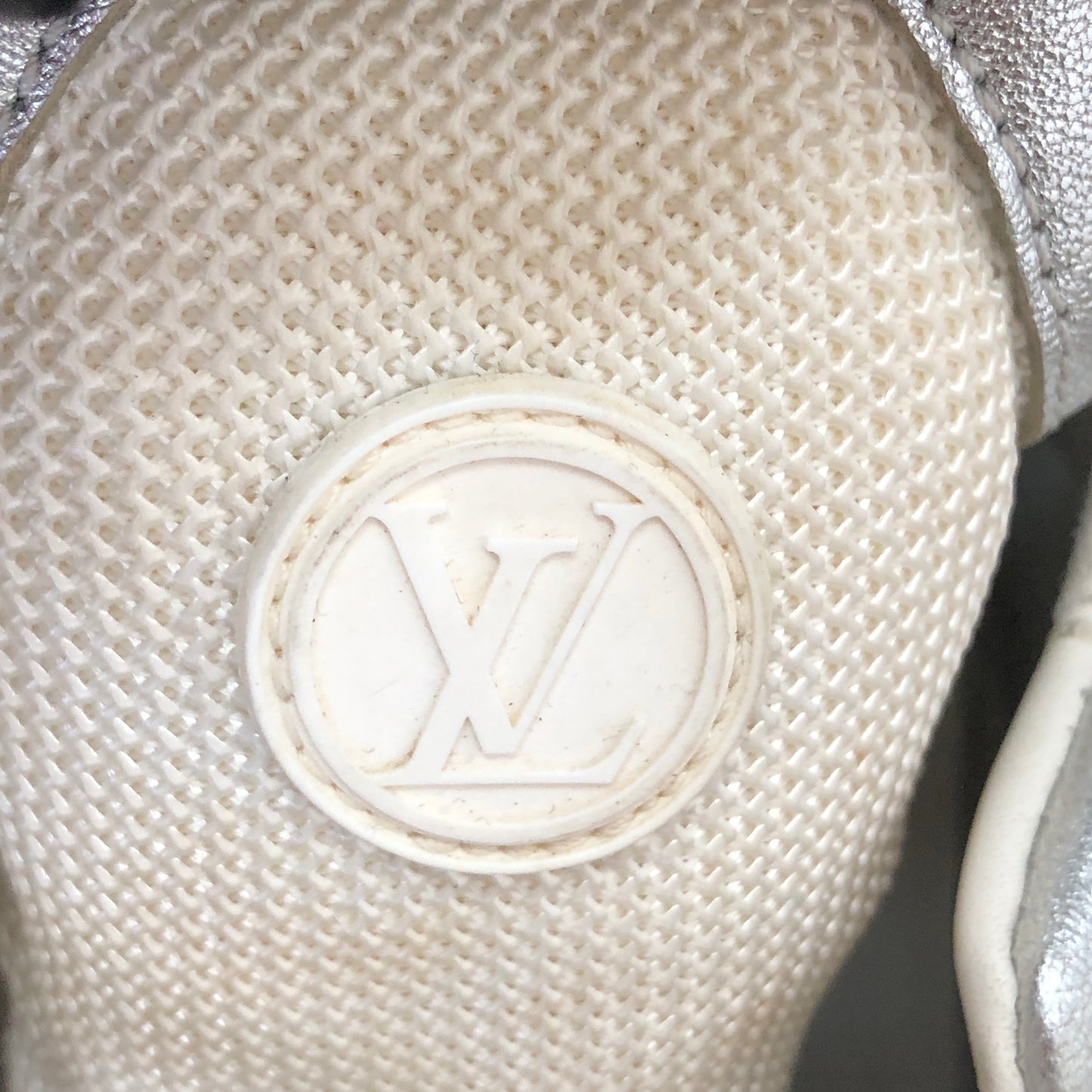 Louis Vuitton Unisex Archlight Mesh Metallic Silver White Chunky Sneaker Shoes 42