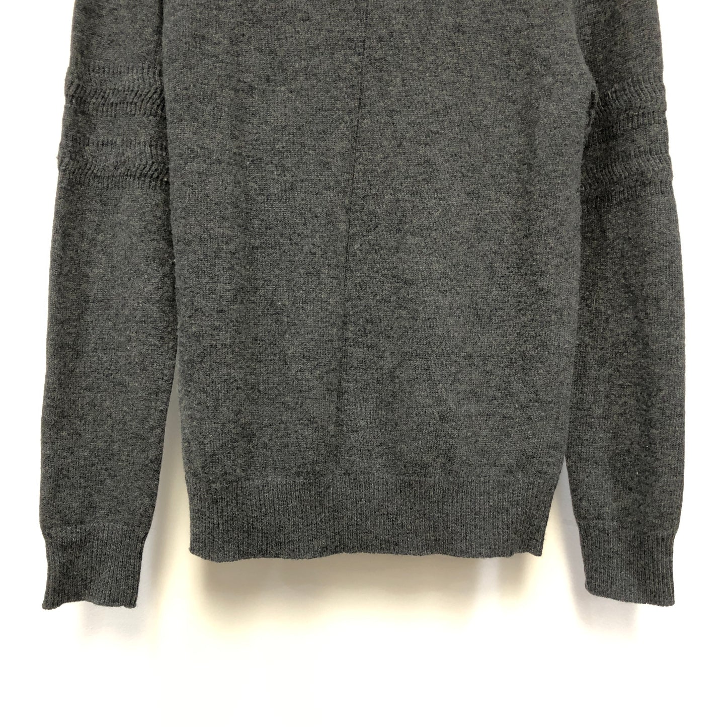 GIVENCHY Heather Grey Star Print Crew Neck Knit Sweater Size S
