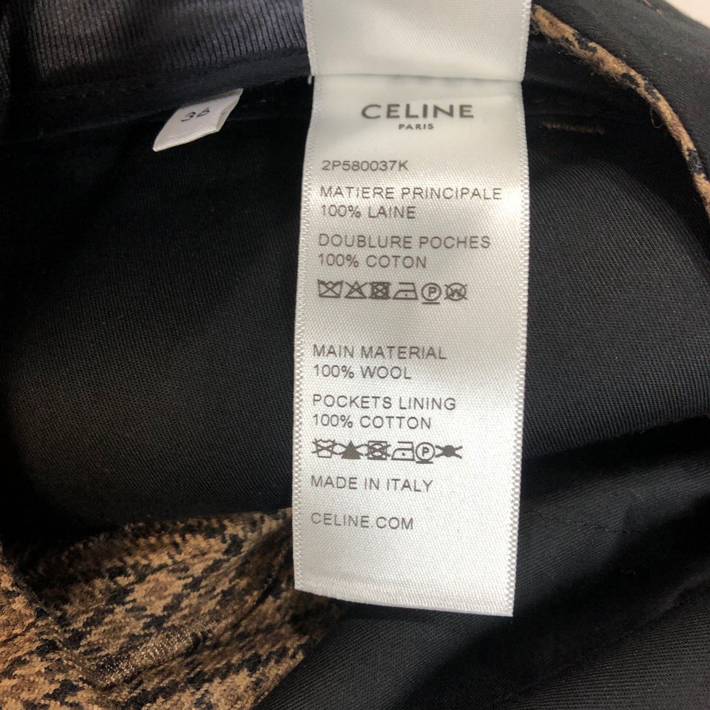 Celine Grey "16" Logo Sweatpants Size XS