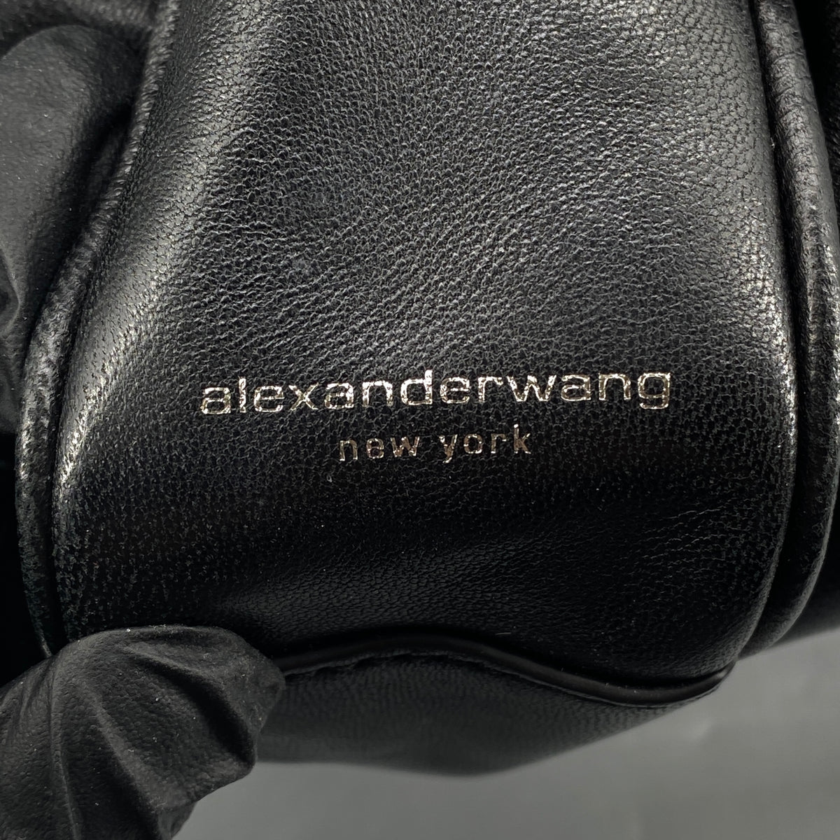 Alexander Wang Mini Camera Crossbody Bag Black Leather