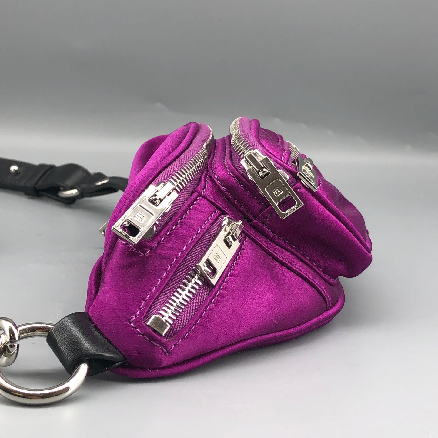 Alexander Wang Fuchsia Satin Waist Crossbody Bag