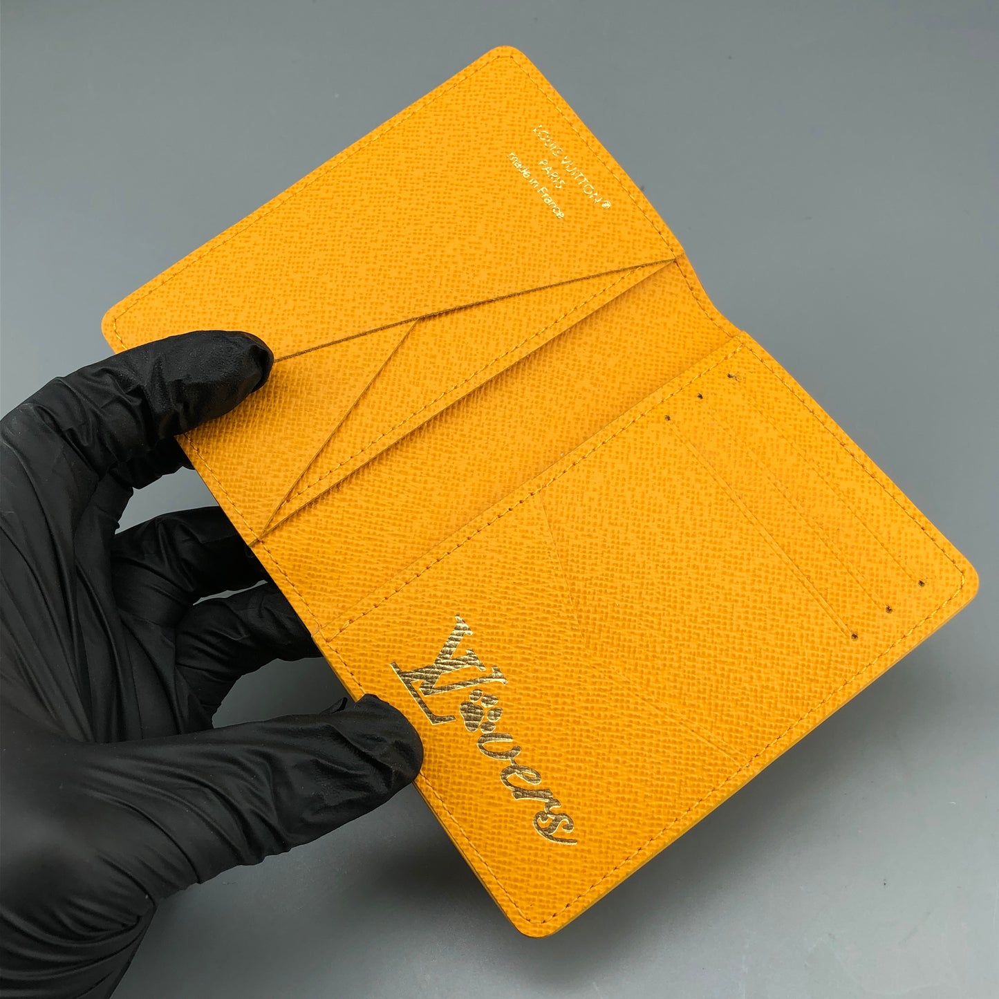 Louis Vuitton Pocket Organizer Card Holder Yellow