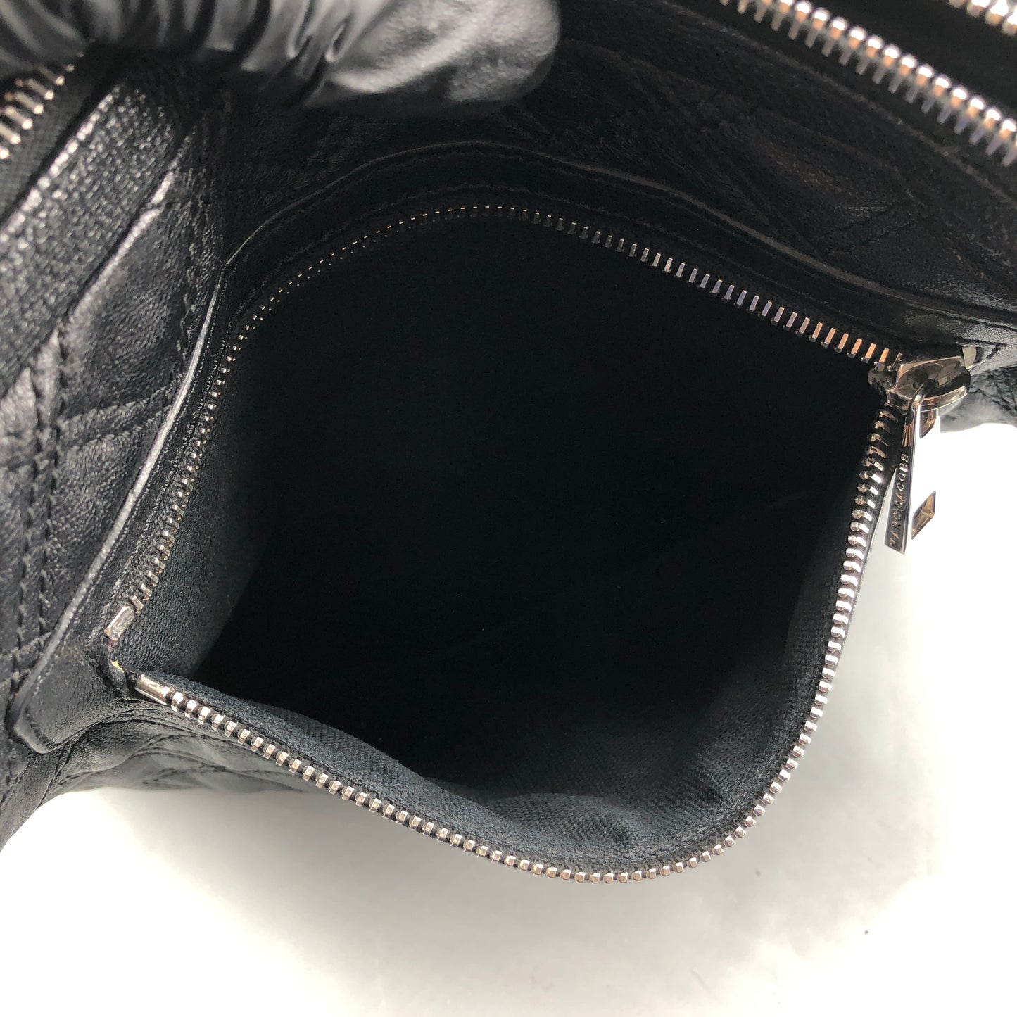 Marc Jacobs Quilted Leather Chain Crossbody Bag Black