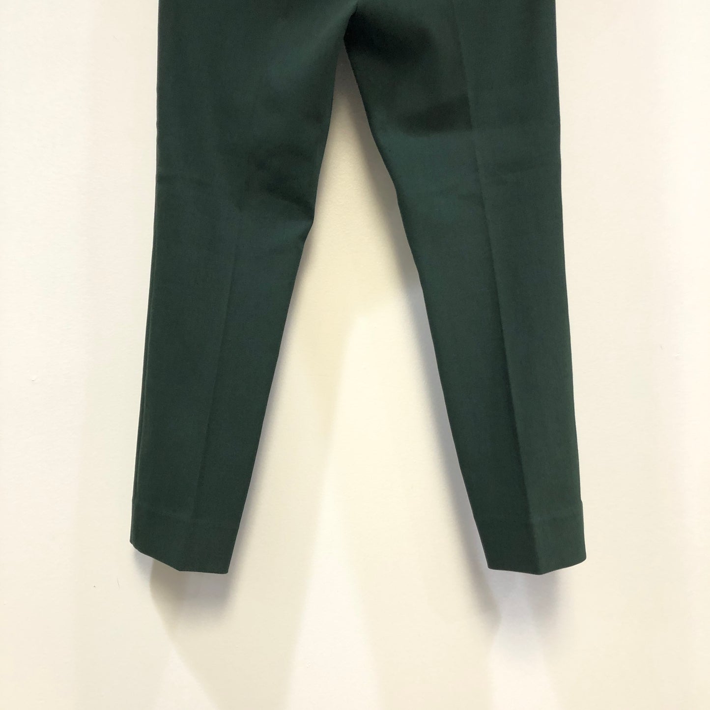 Sportmax Pine Green Slim‑Leg Dress Pants US 10