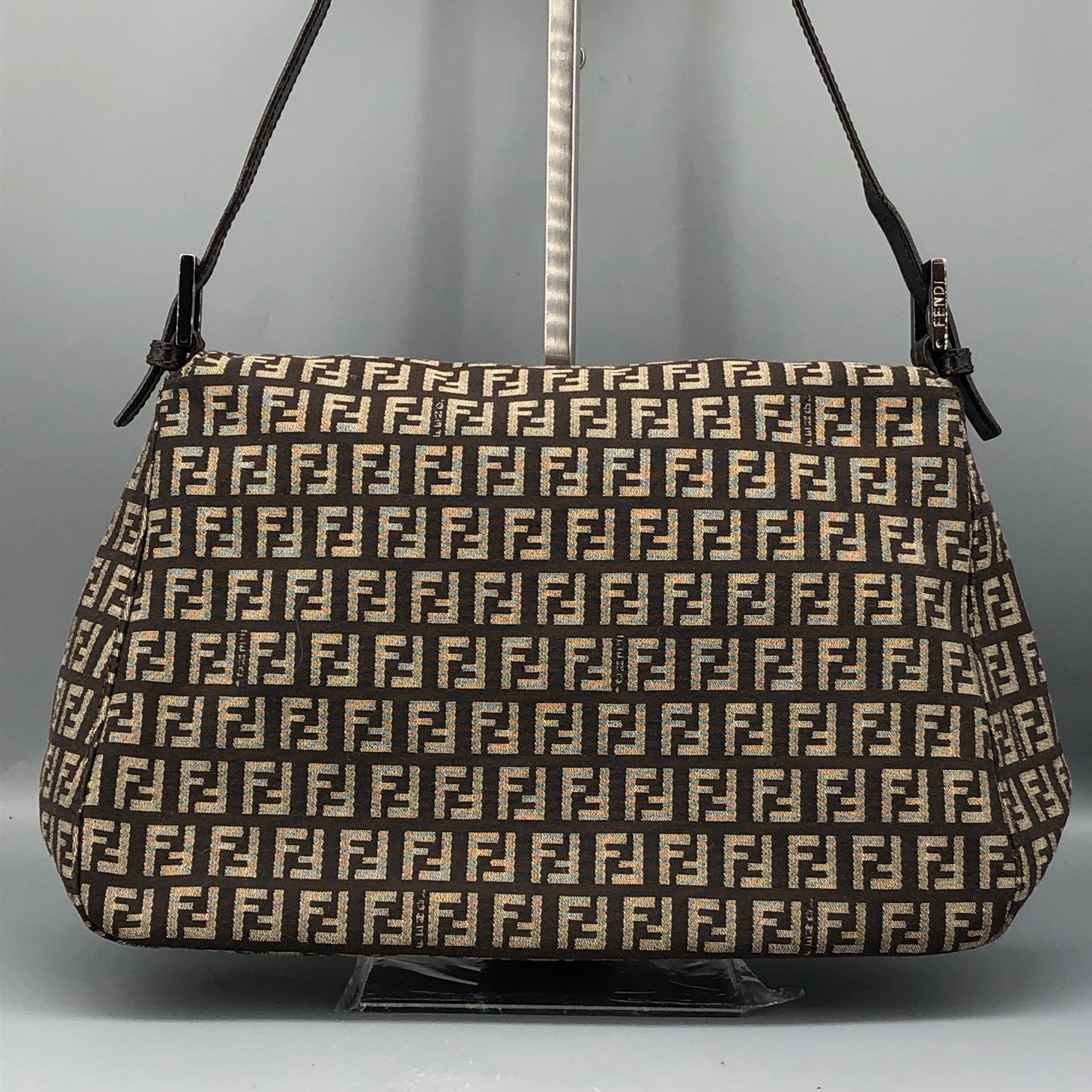 Fendi Zucca Shoulder Bag Brown