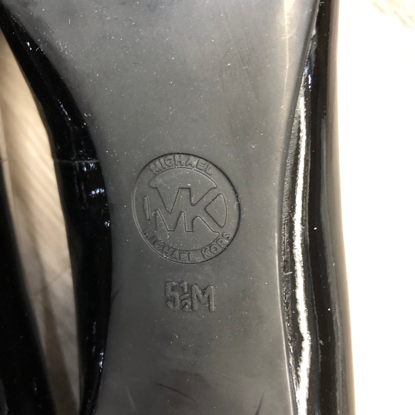 Michael Kors Patent Leather Pointed Toe Pumps 5.5M Black