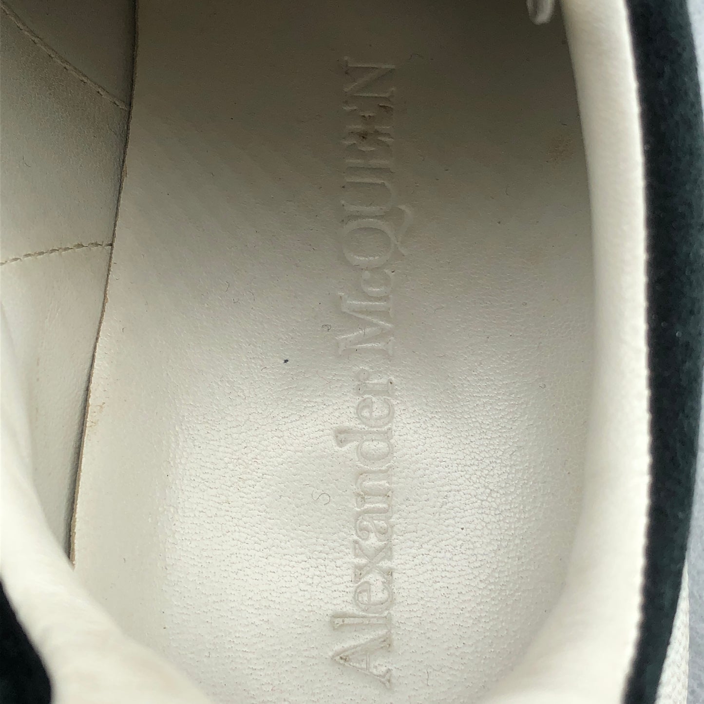 Alexander McQueen Oversized Sneakers Size 36.5 Black/White