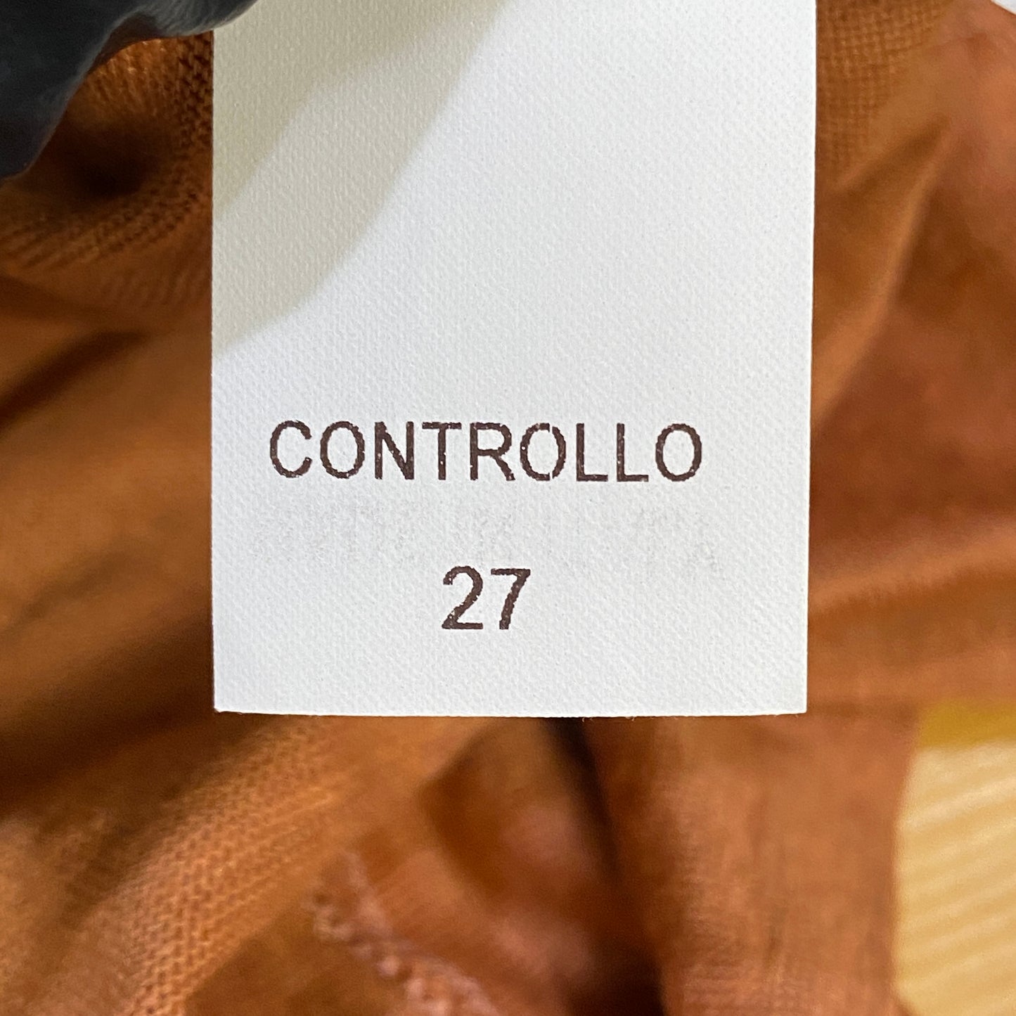 Brunello Cucinelli Rust V Neck Short Sleeve Top Bust 19.5in